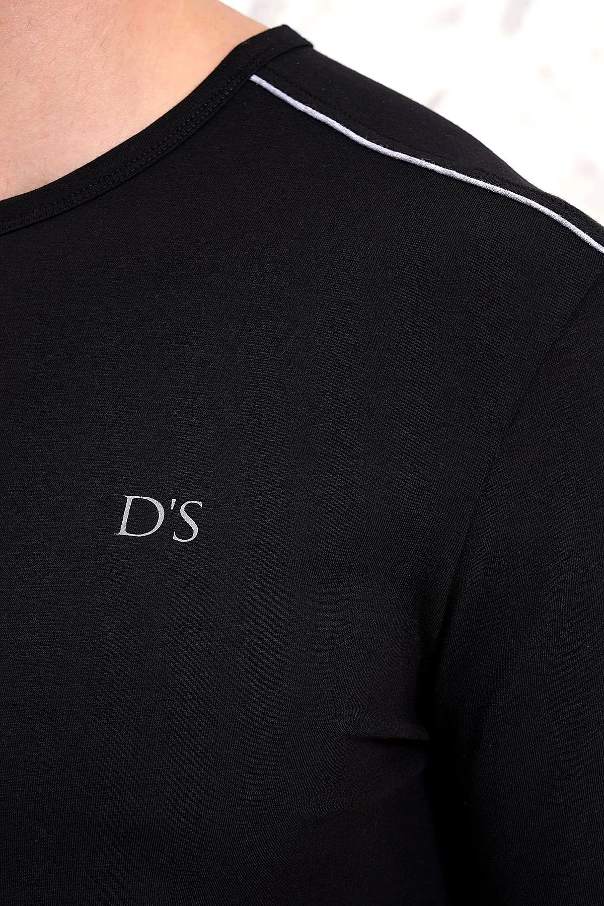 Ds Damat Maschio Pamuk Pijama Takımı SİYAH