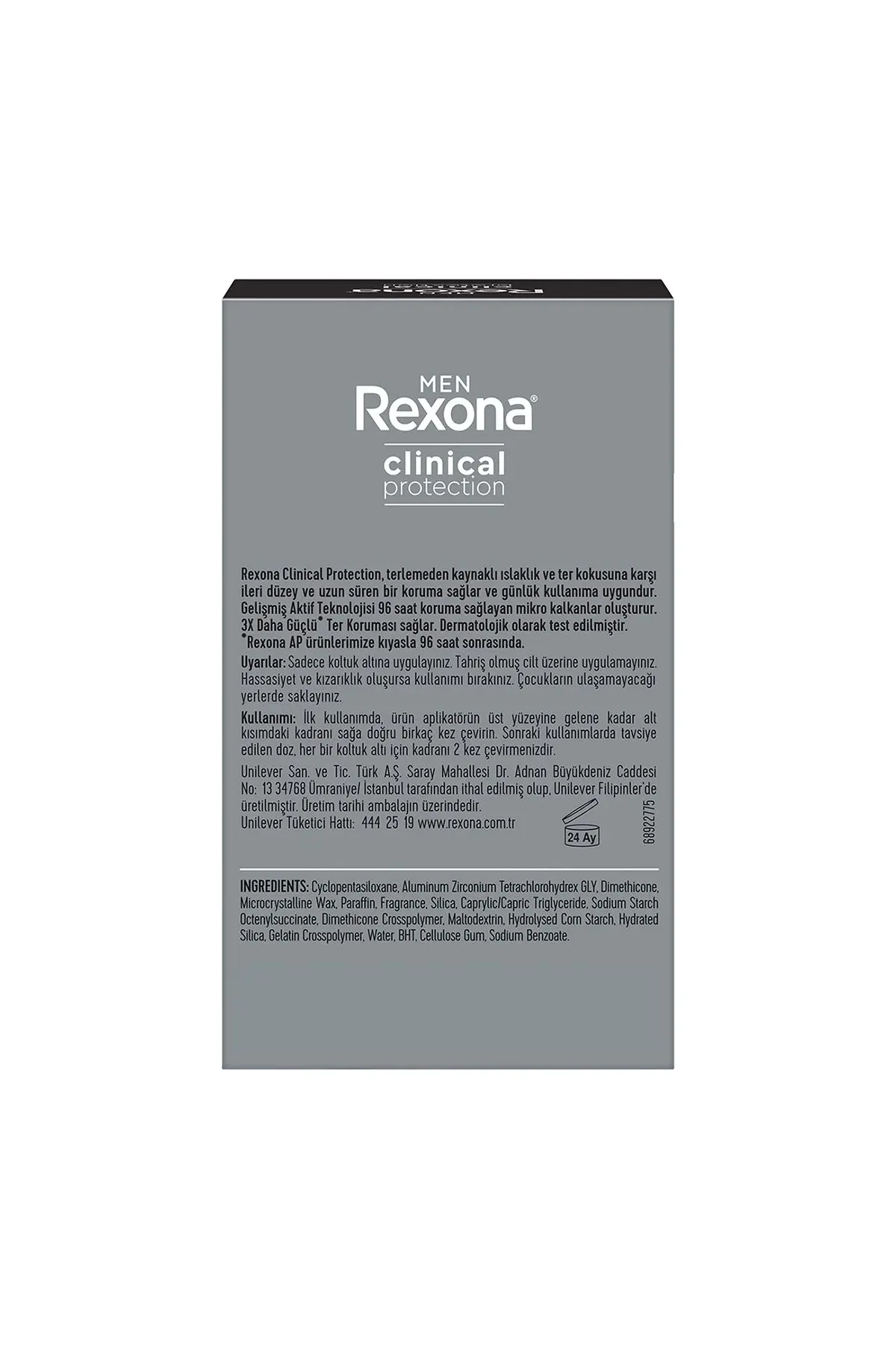 Men Clinical Protection Erkek Stick Deodorant Active Fresh 96 Saat Koruma 45 ml