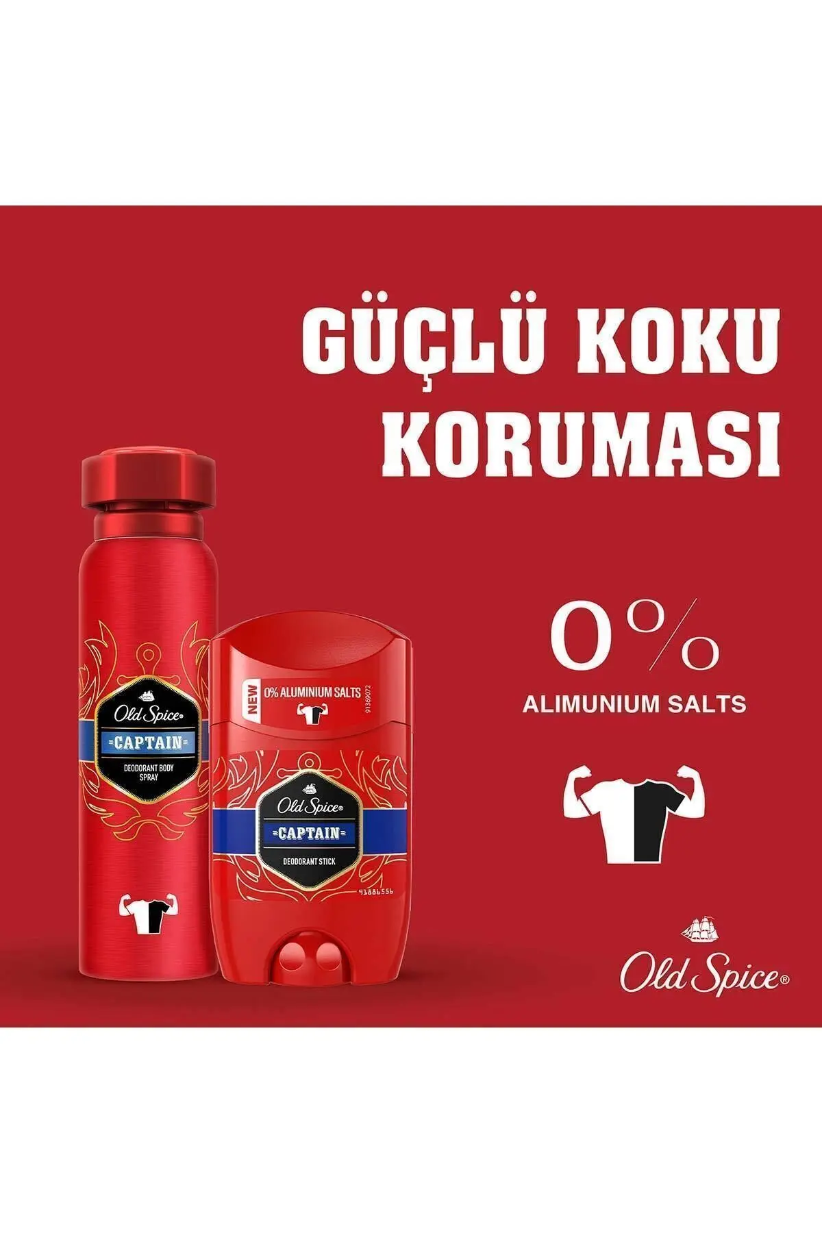 Captain Erkekler Için Stick Deodorant 50 ml