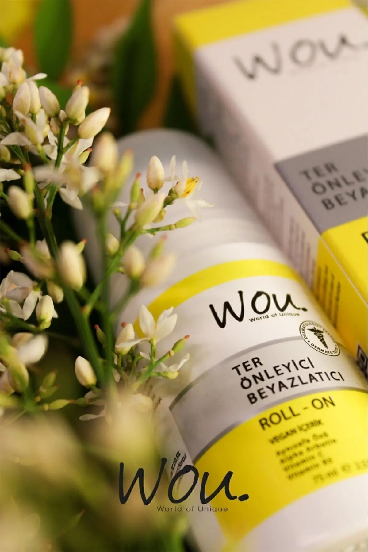 Wou Ter Önleyici Beyazlatıcı Roll-on Deodorant 75 ml