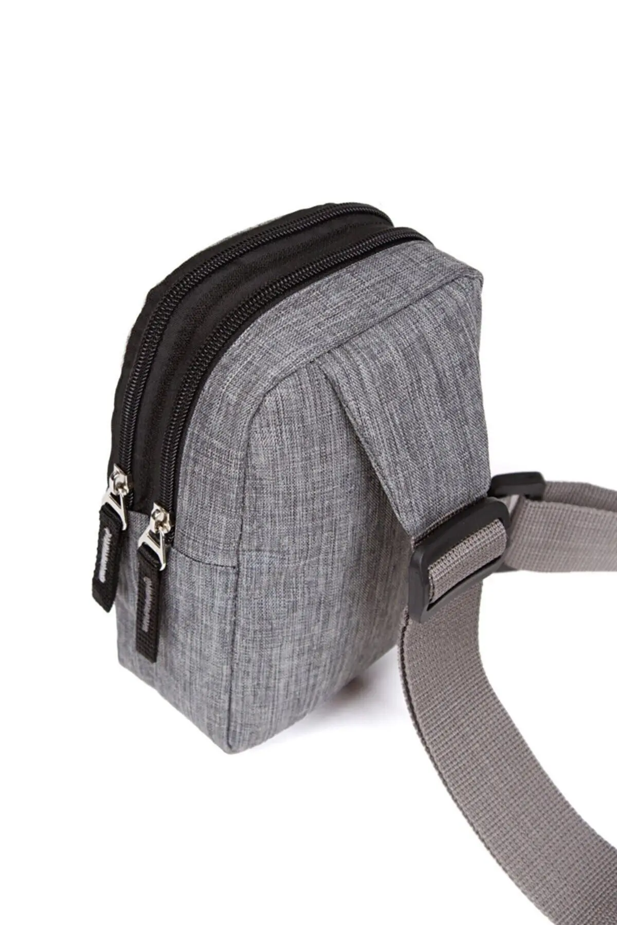 Newish Polo Keten Çapraz Telefon Bölmeli Çapraz Omuz Çantası