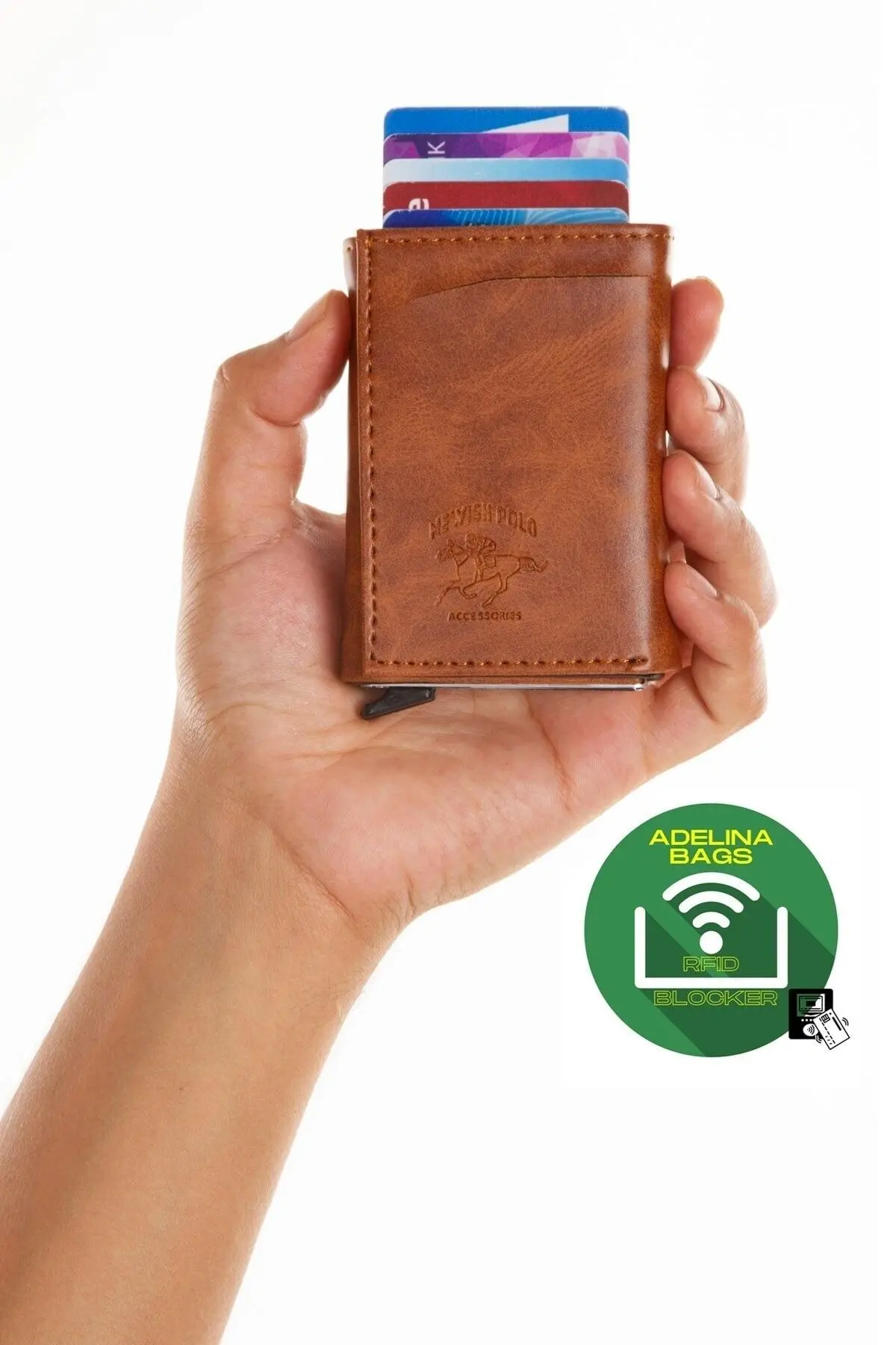 Adelina Crazy Deri El Ve Omuz Çanta Ve Mekanizmalı Kartlık Set