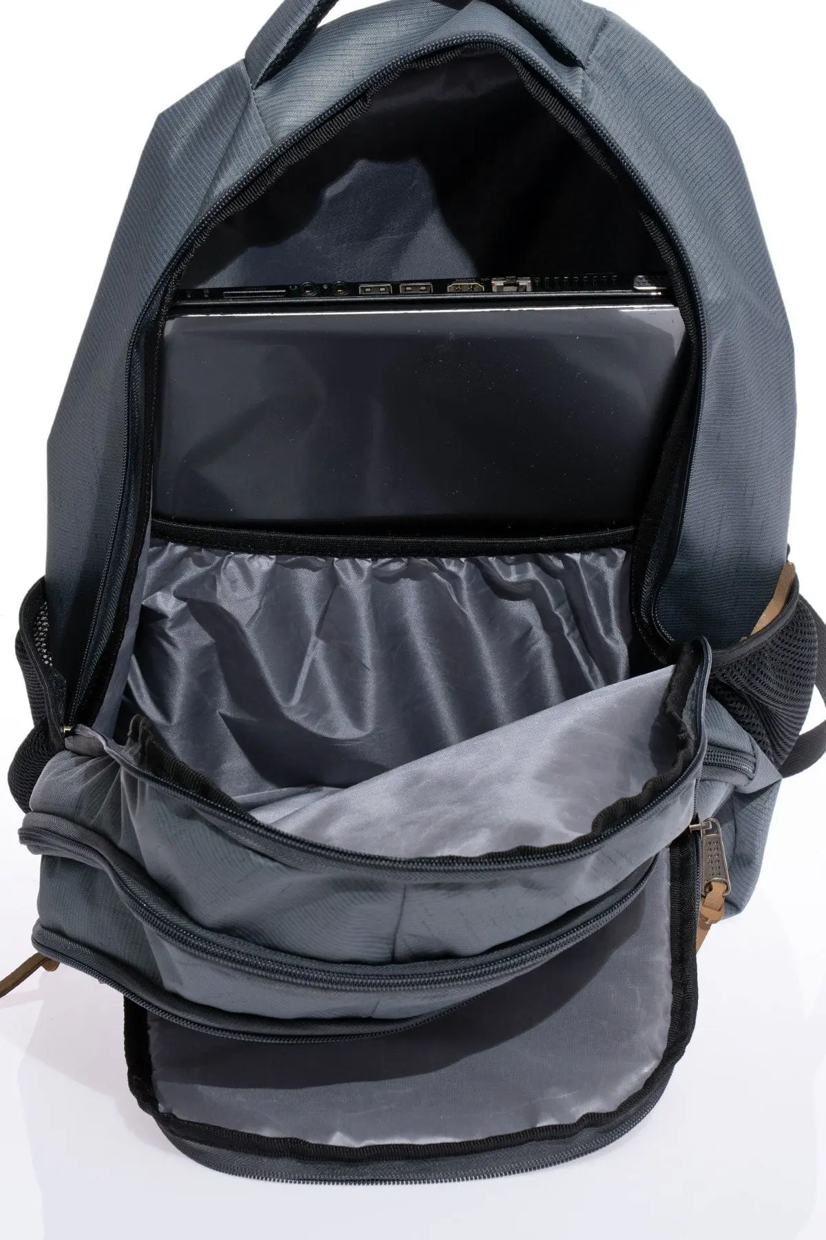 Gk19 Unisex Okul Sırt Çantası Öğrenci Günlük Seyahat Tatil Spor Yürüyüş Seyahat Gezi Kamp Günlük Gri