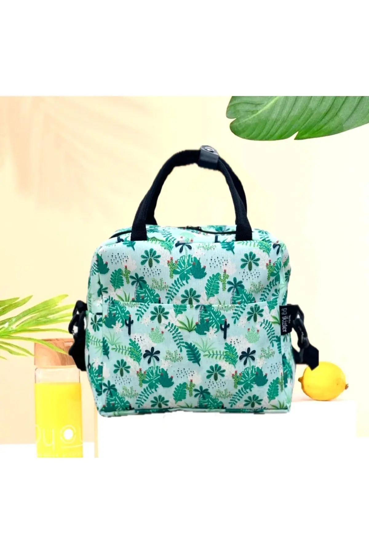 Yeşil kaktüs desen