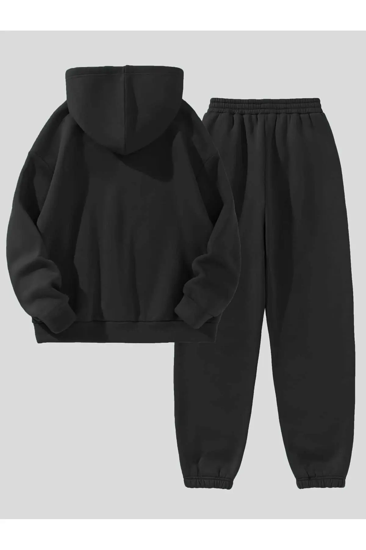 UNISEX EŞOFMAN TAKIMI - BÜYÜK BEDEN KAPÜŞONLU TAKIM