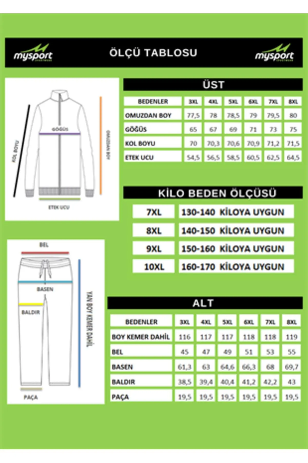 201751 Erkek Büyük Beden Eşofman Alt Giyim