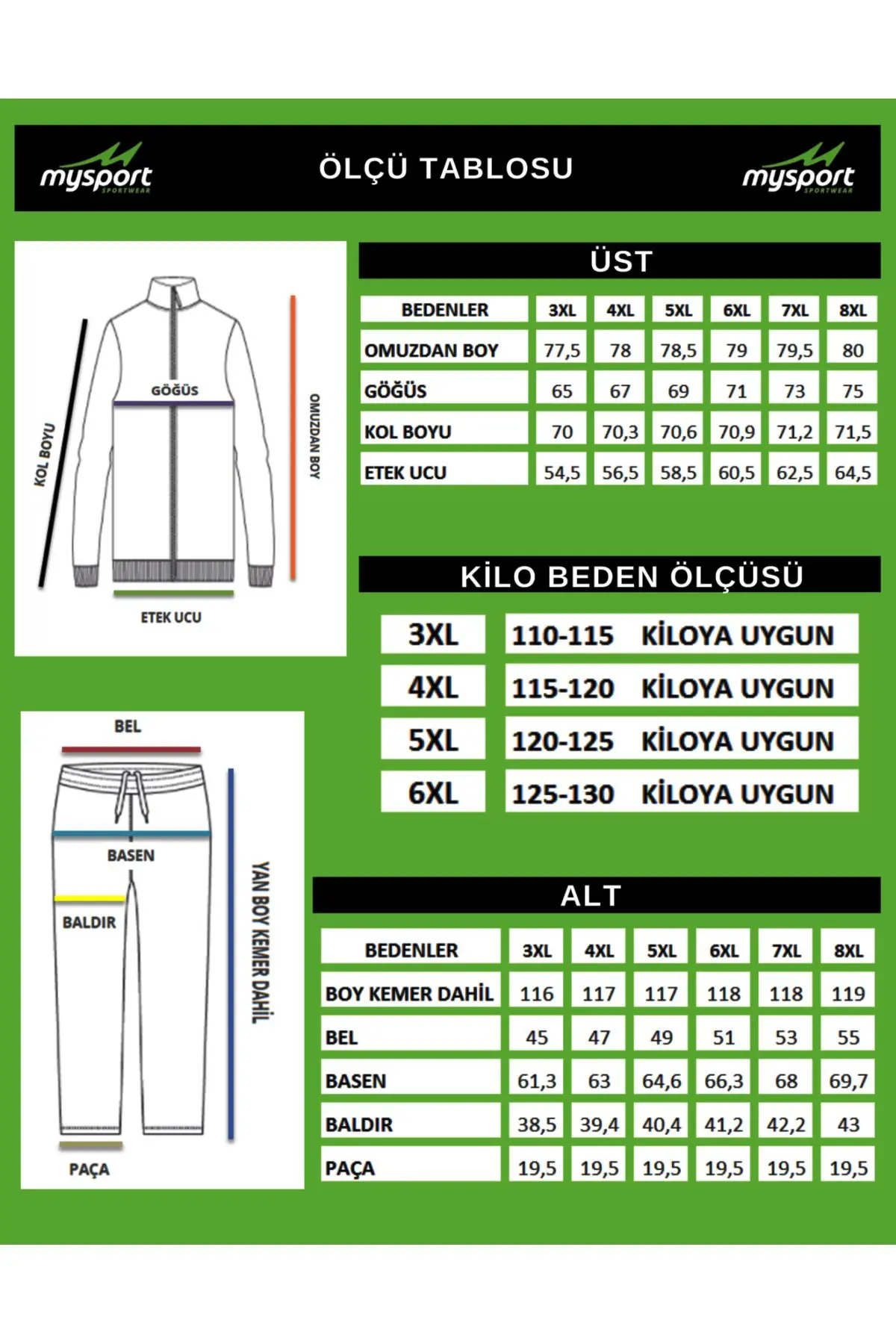 201751 Erkek Büyük Beden Eşofman Alt Giyim