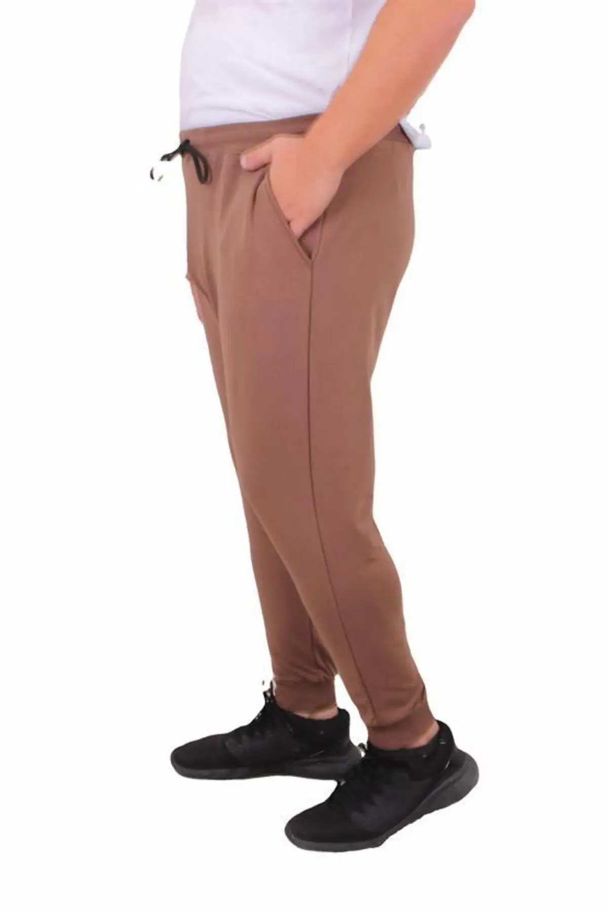 Starbattal Büyük Beden Basic Eşofman Altı Full Lycra 11516 TABA