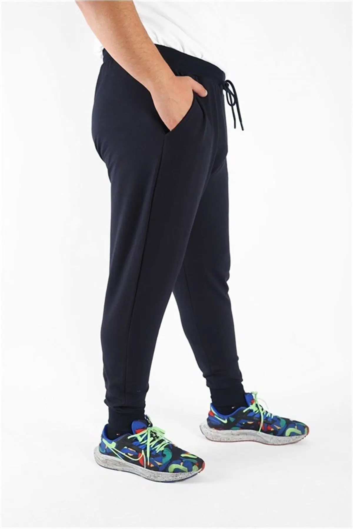 Starbattal Büyük Beden Basic Eşofman Altı Full Lycra 11516 Lacıvert