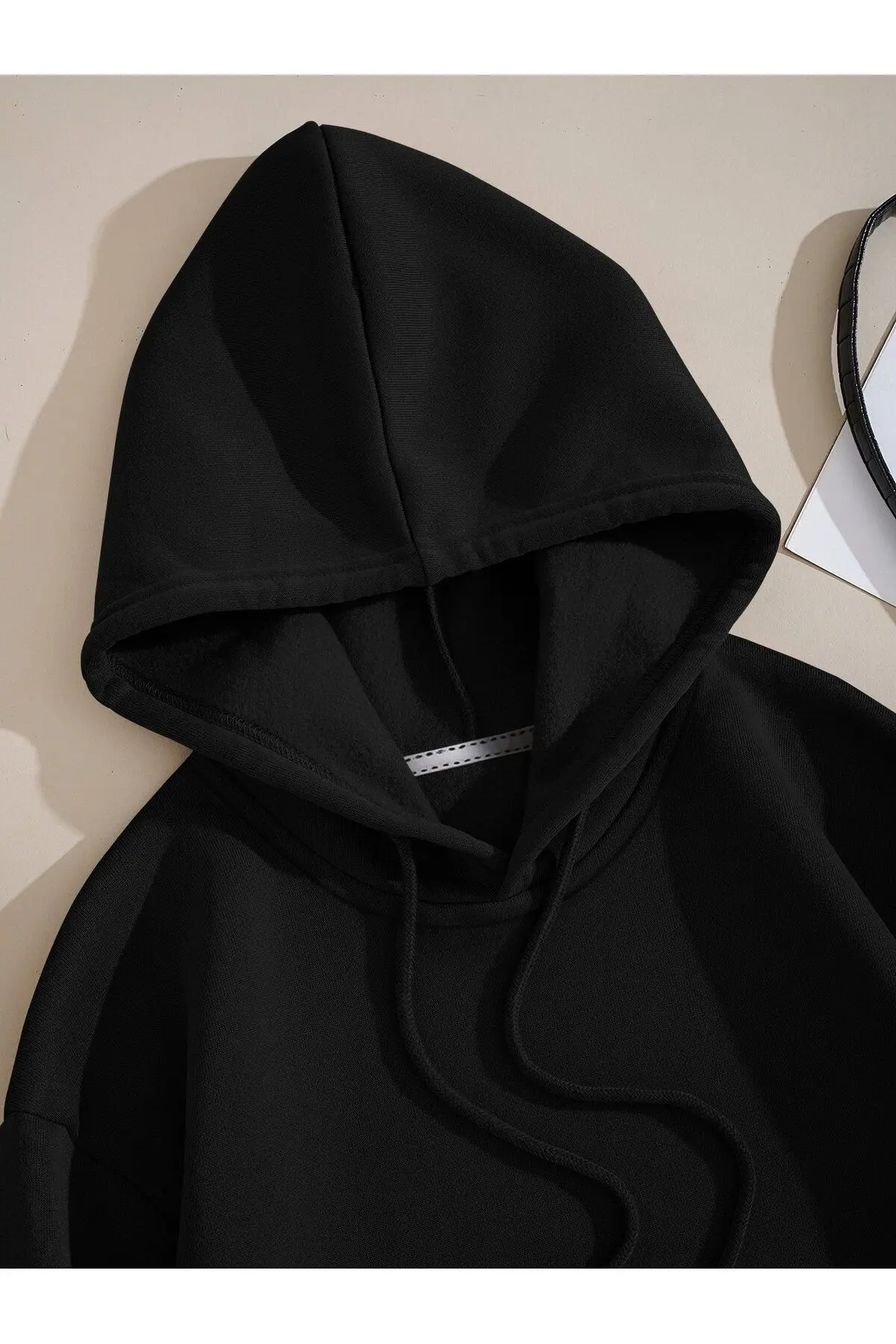 Unısex Rahat Kesim Sweatshirt- Kapüşonlu Sweatshirt