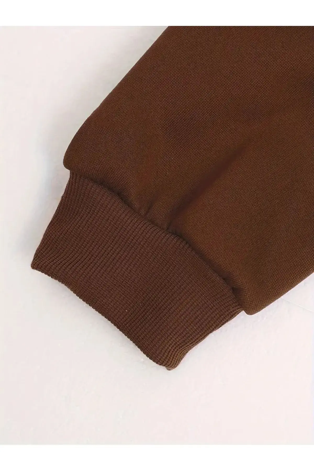 UNISEX Kapüşonlu Fermuarlı Sweatshirt Büyük Beden