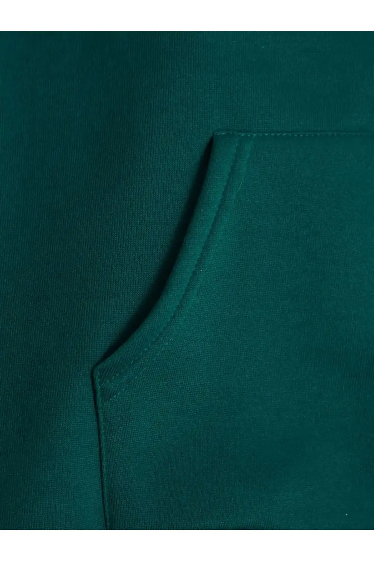 UNISEX Kapüşonlu Fermuarlı Sweatshirt Büyük Beden