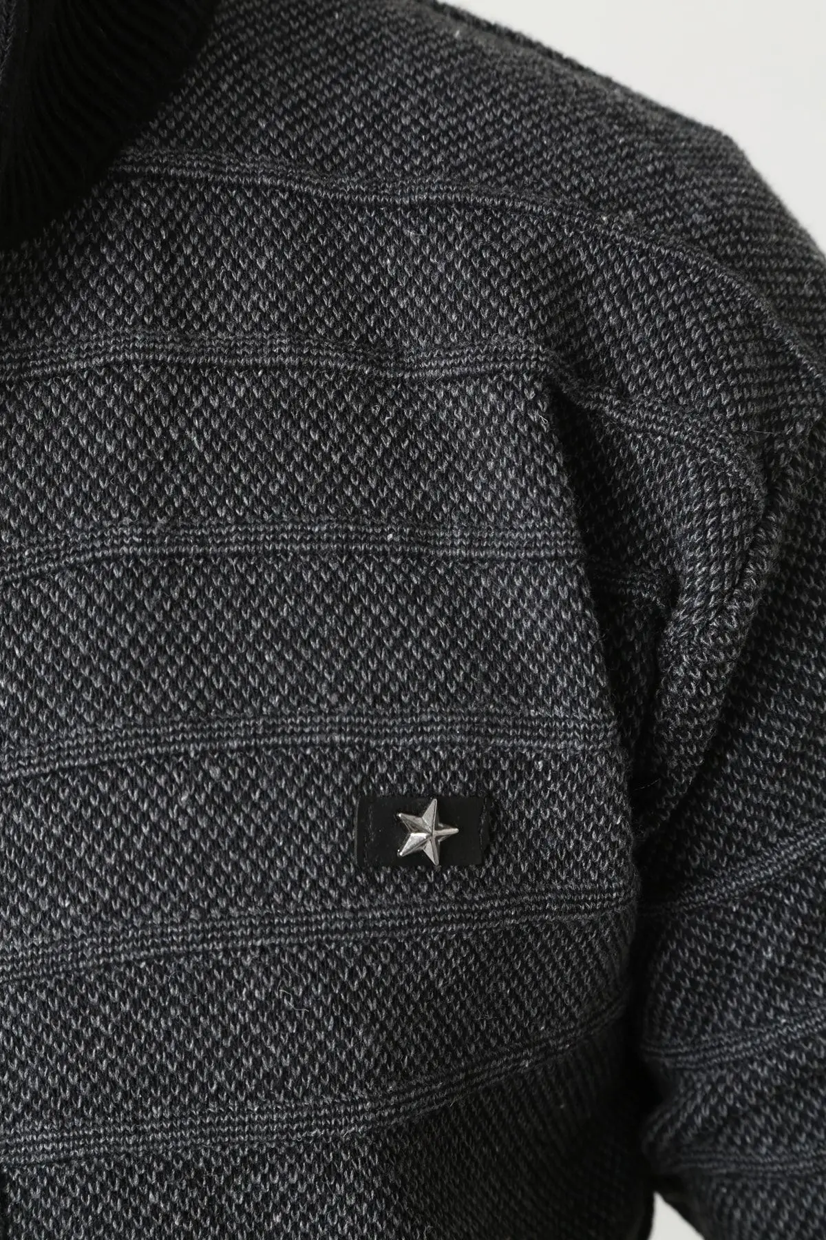 Baba Super Battal Triko Fermuarlı Örme Hırka & Kazak