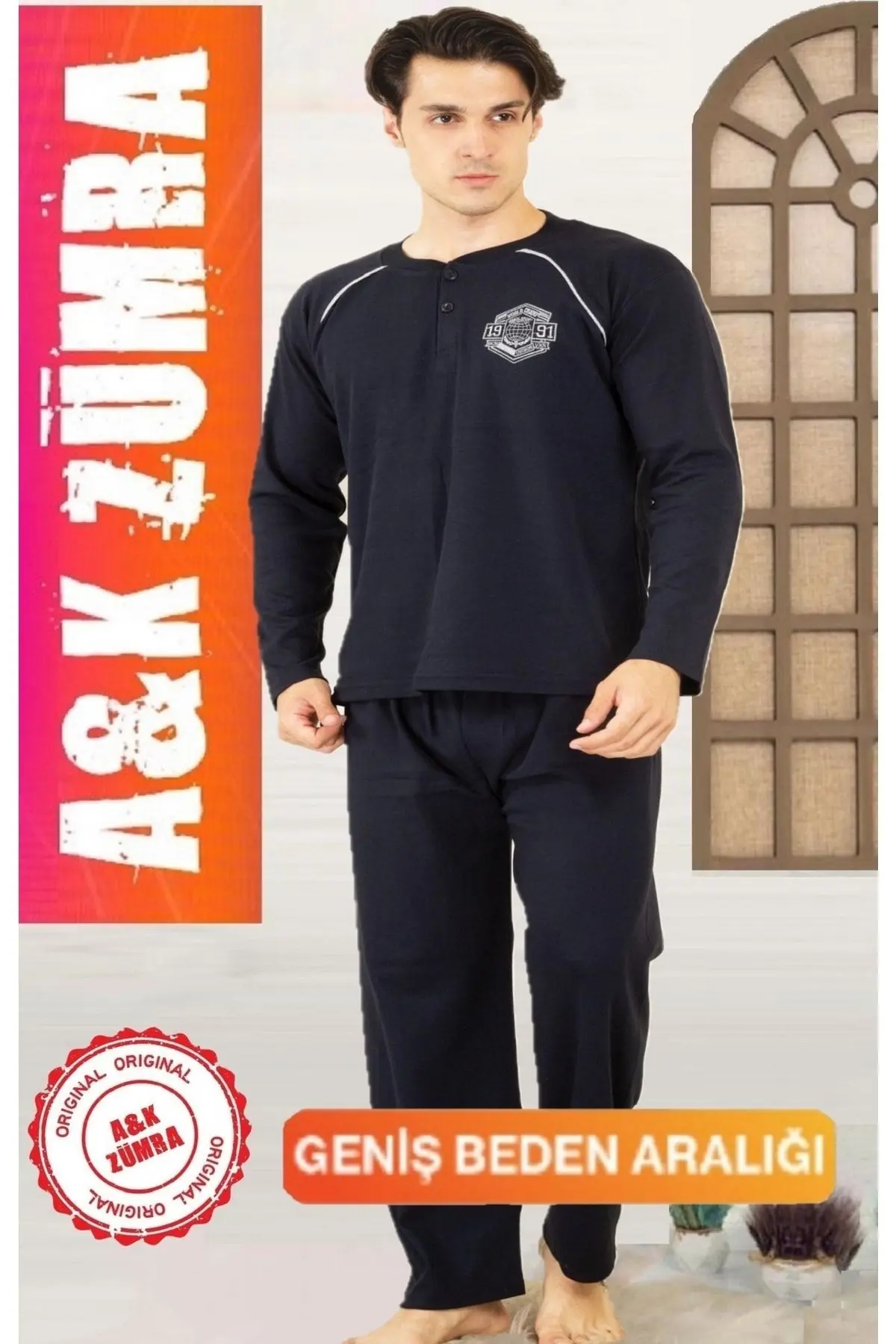 Penye Pamuk Ekonomik Yazlık Erkek Pijama Takımı