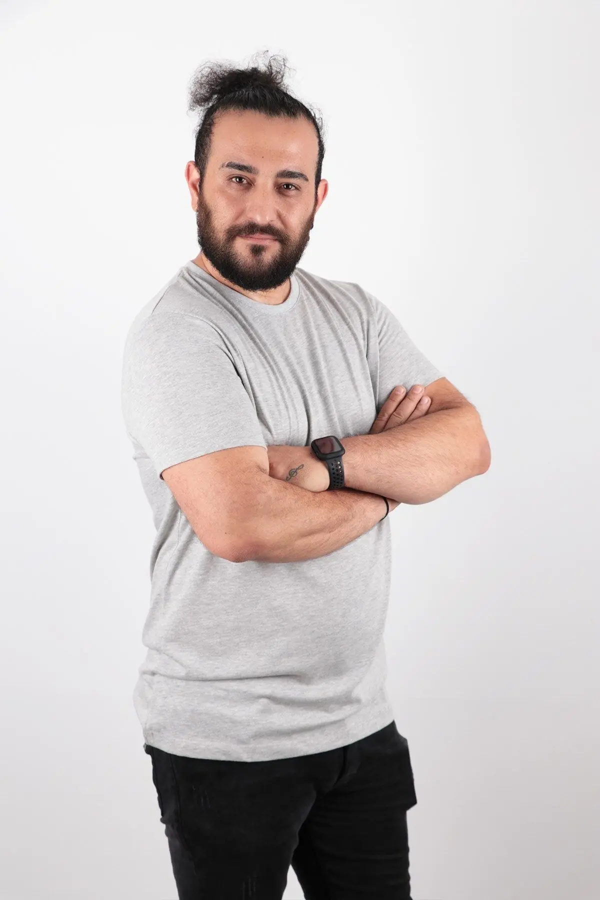 Büyük Beden Basic T-shirt %100 Pamuk Tişört