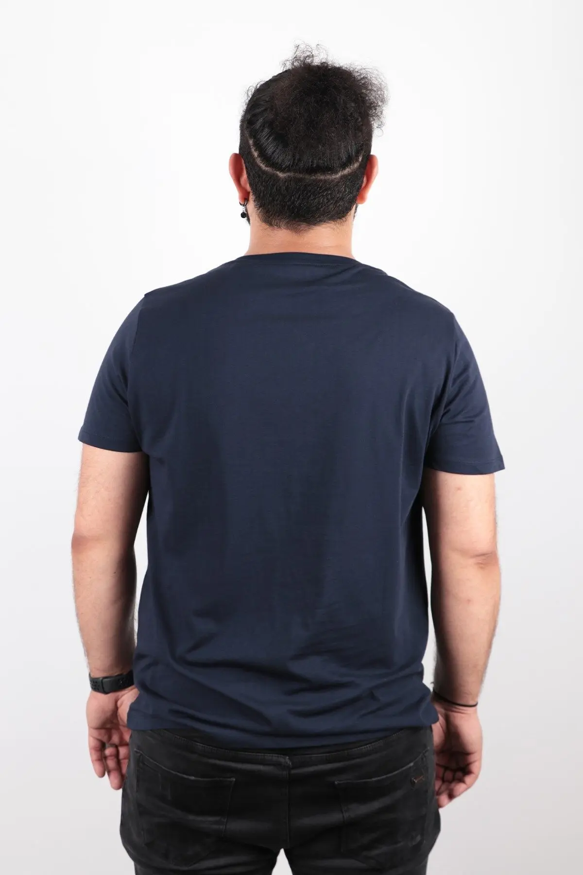 Büyük Beden Basic T-shirt %100 Pamuk Tişört