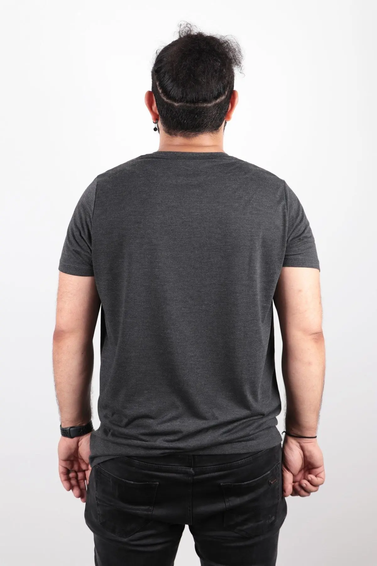 Büyük Beden Basic T-shirt %100 Pamuk Tişört