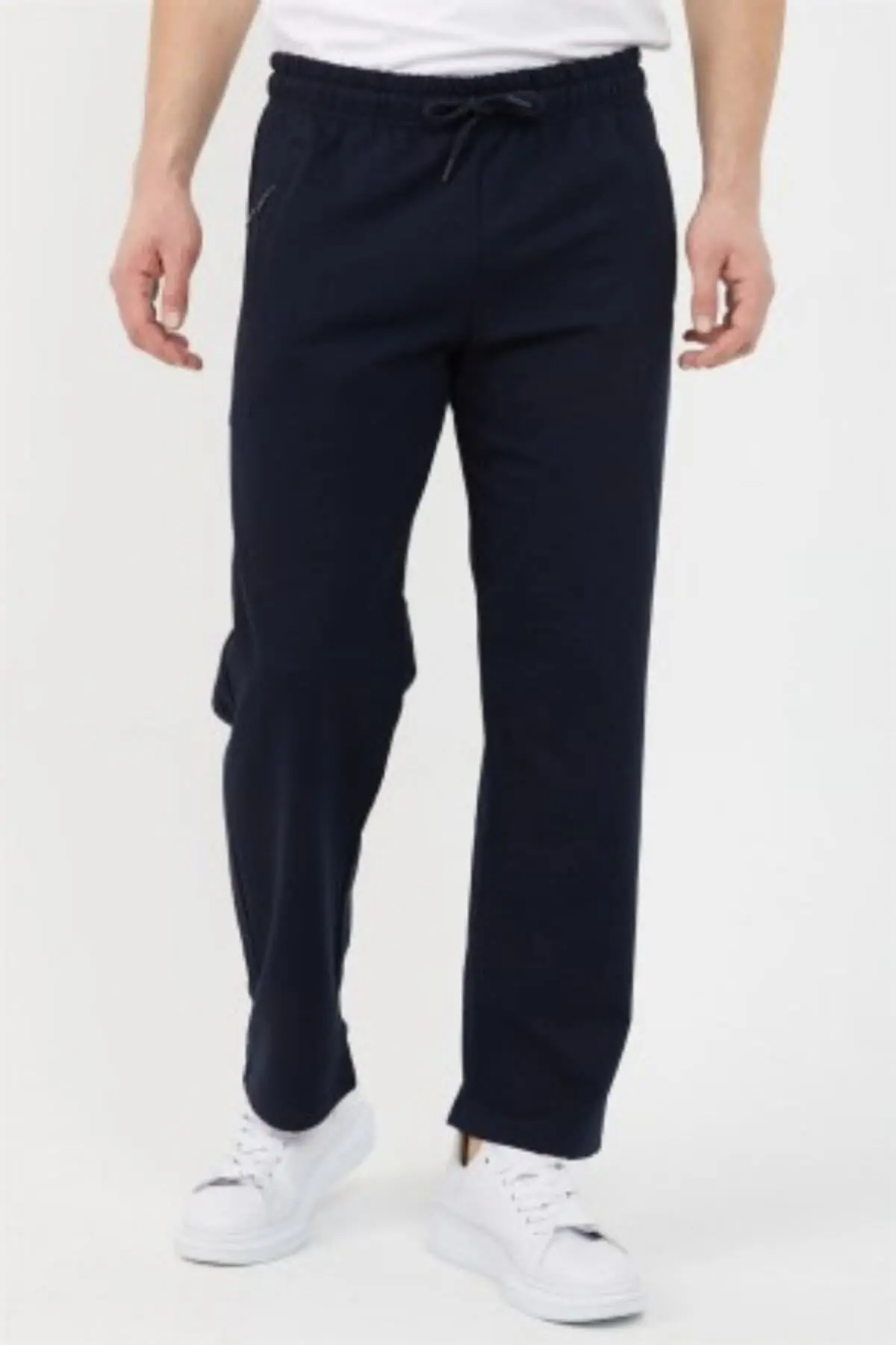 Antrasit-siyah-gri-lacivert Erkek 4'lü Düz Paça Cep Fermuar Detaylı Rahat Kesim Eşofman Altı