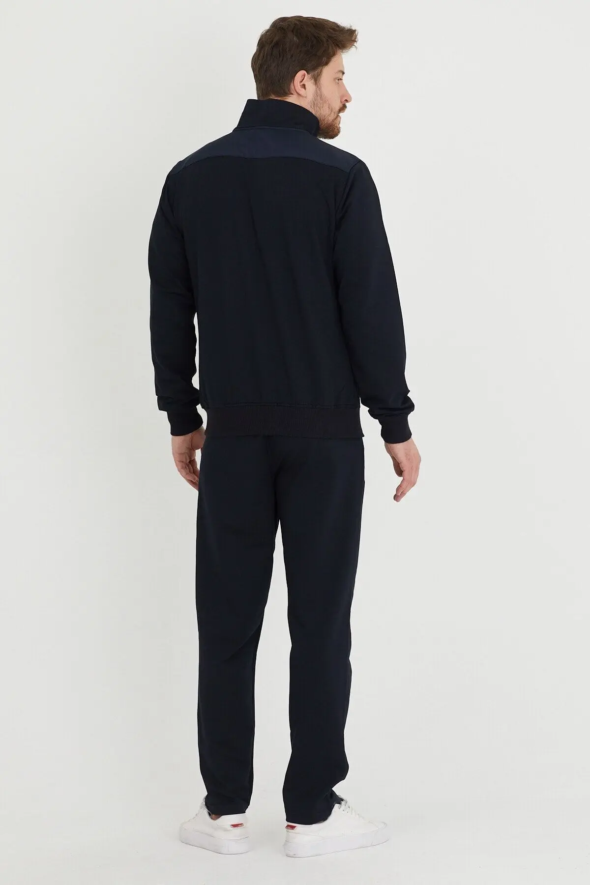 Erkek Hakim Yaka Eşofman Takımı Büyük Beden Battal