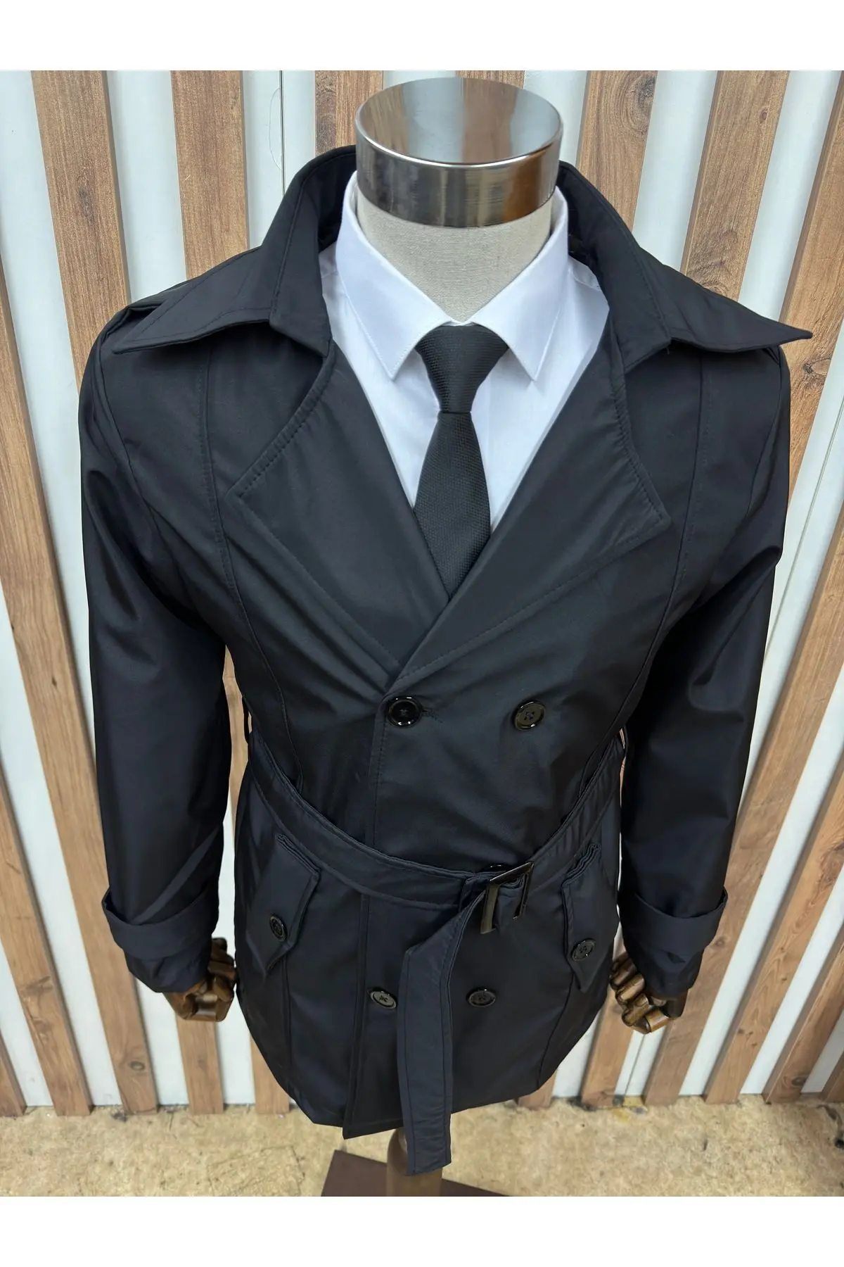 Su Tutmaz Regular Fit Kruvaze Trençkot