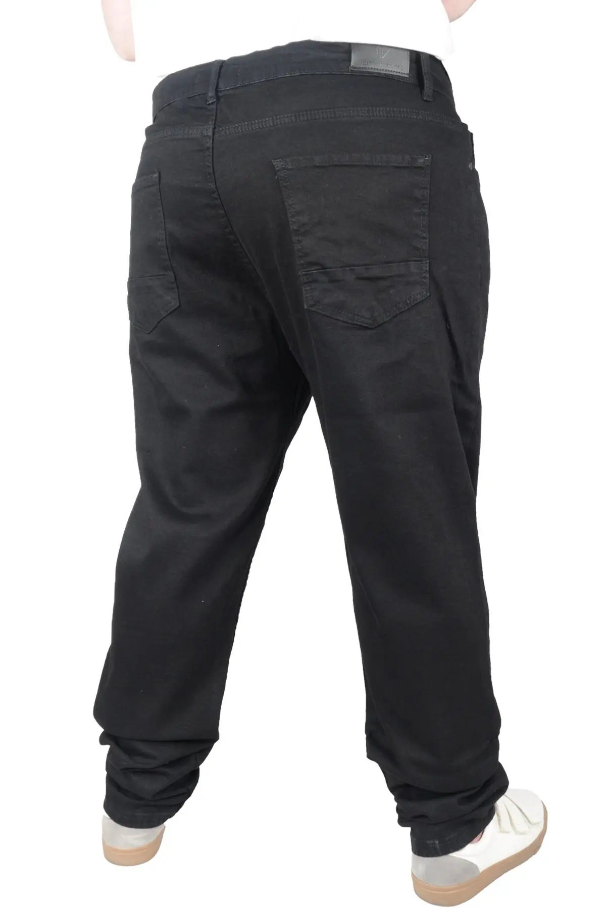 Mode Xl Büyük Beden Erkek Pantolon Kot Black 21920 Siyah