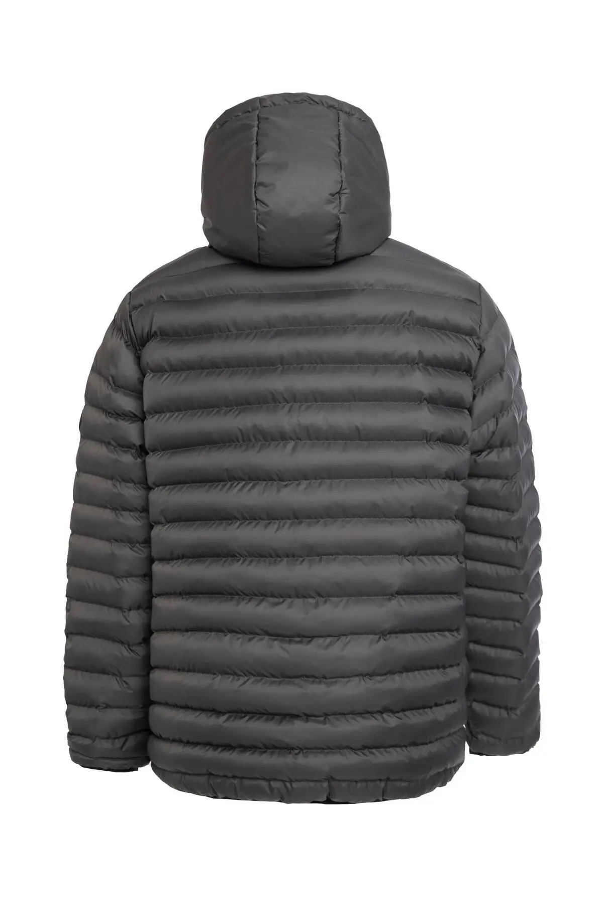 Erkek Büyük Beden Şişme Mont Antrasit