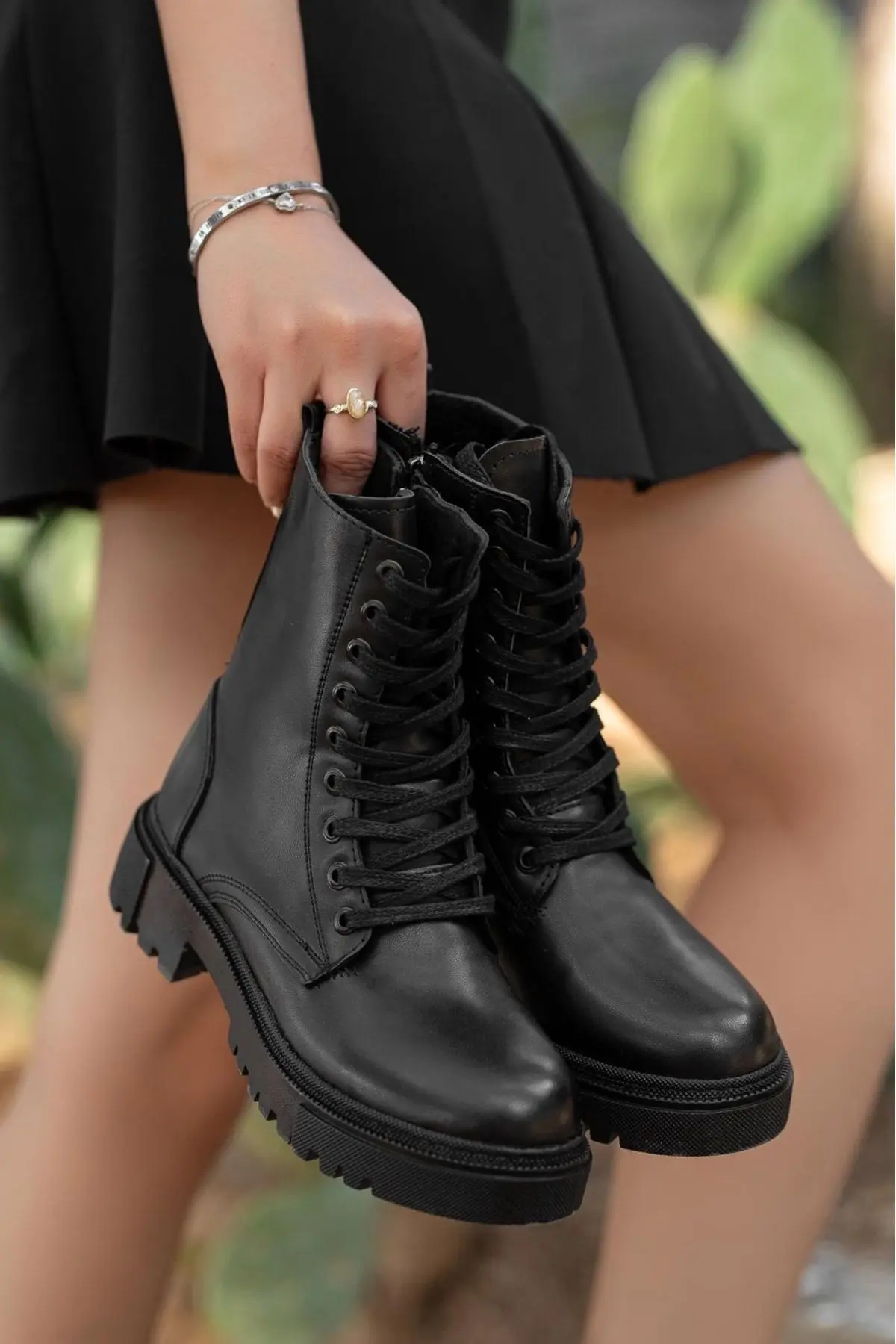 MY GROSS SHOES Kadın Bot Içi Kürklü Su&soğuha Dayanıklı Kaymaz Kauçuk Taban Garantili Kışlık