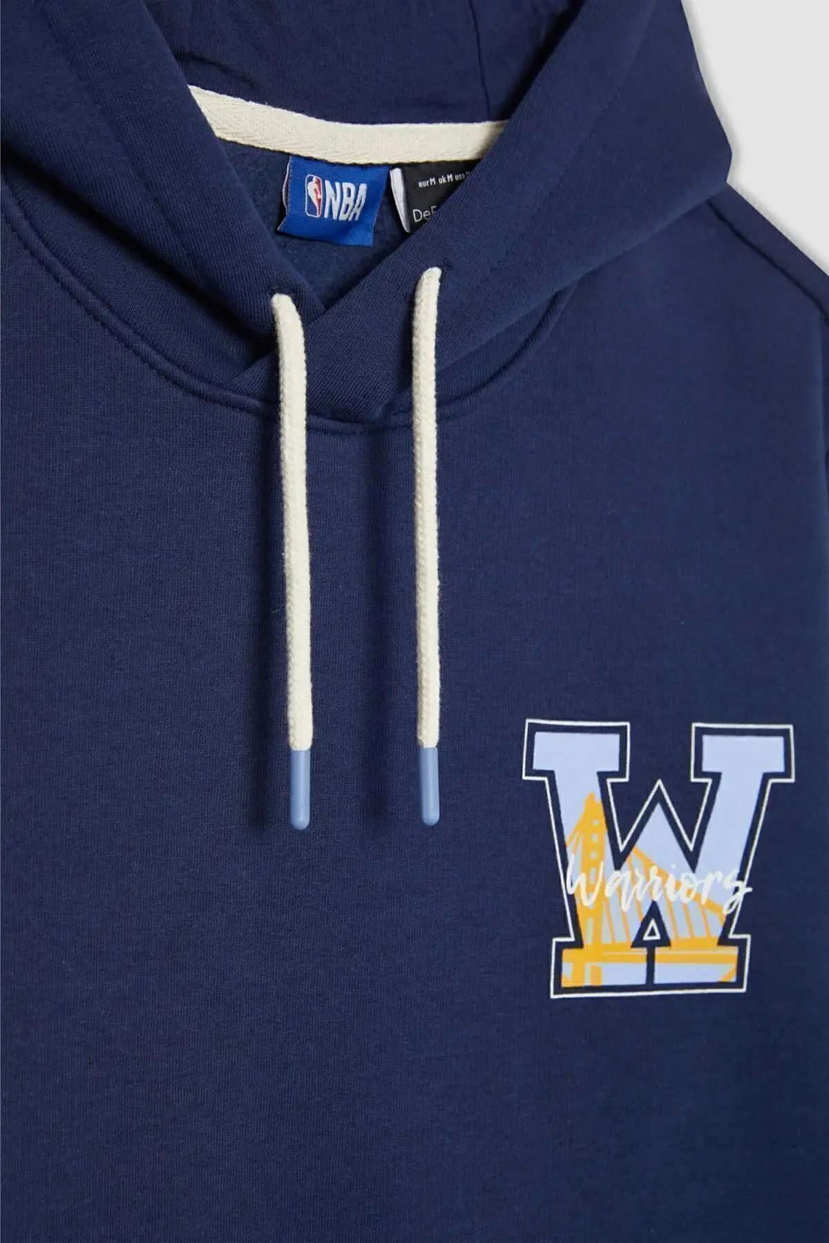 Fit Nba Golden State Warriors Standart Fit Kapüşonlu Kalın Sweatshirt A7216ax23au