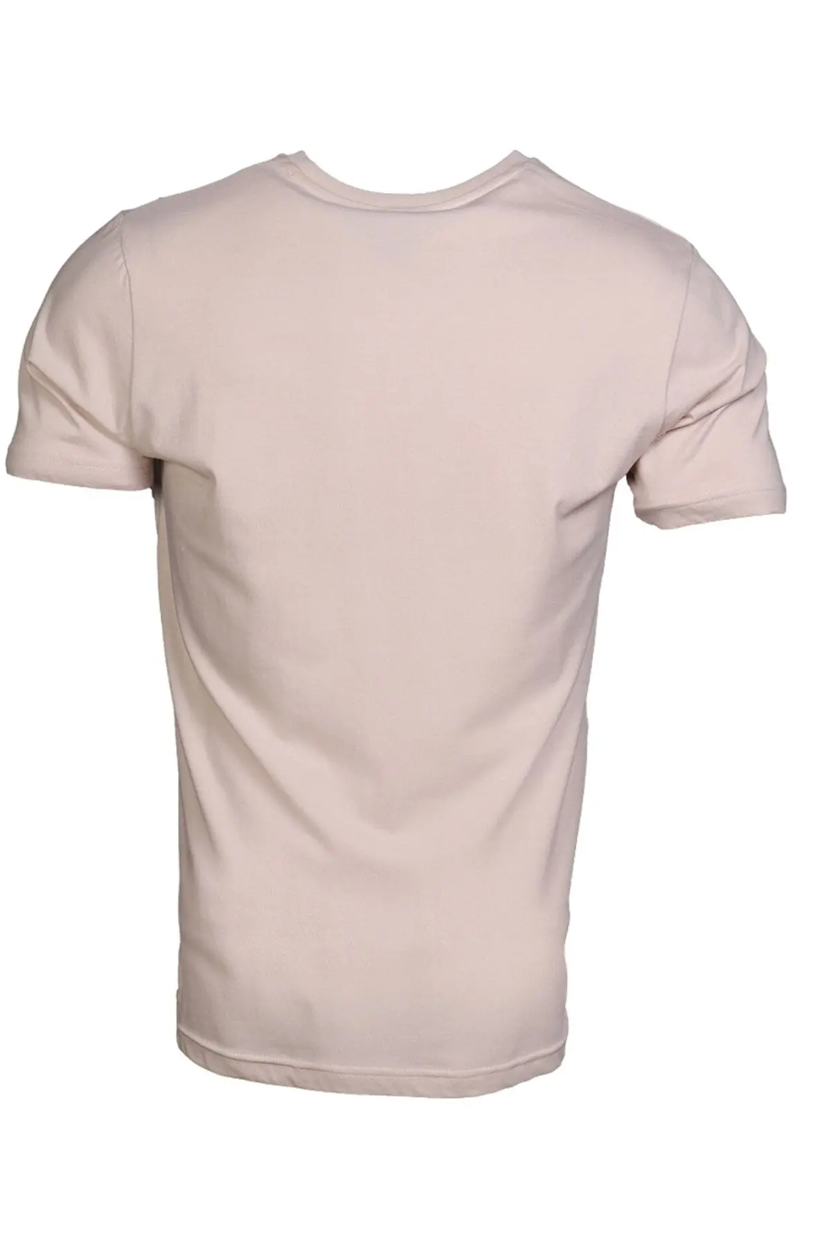 Kevins - Bej Erkek Kısa Kollu T-Shirt