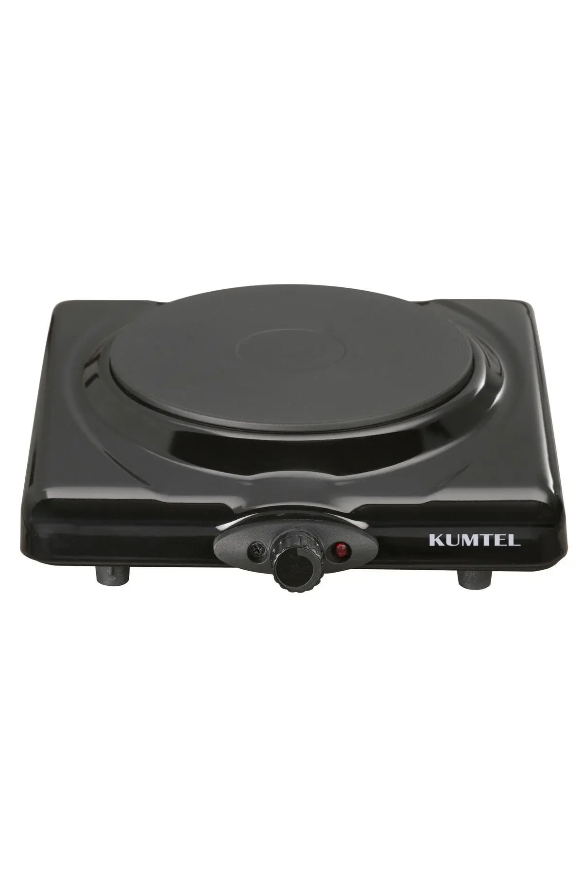 KUMTEL LX-7115 Ayarlanabilir Termostatlı Tekli Elektrikli Ocak - Siyah