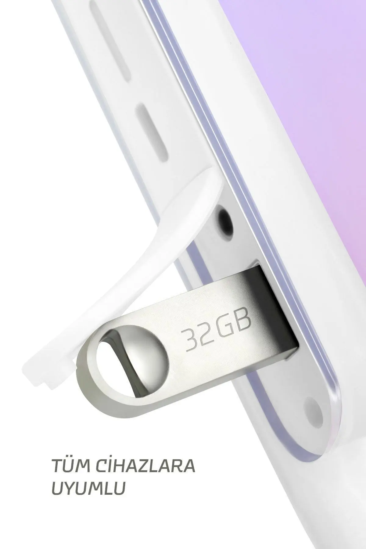 32 GB Flash Bellek Metal Gövde Ömür Boyu Garantili Güvenli Usb Bellek Data Traveler