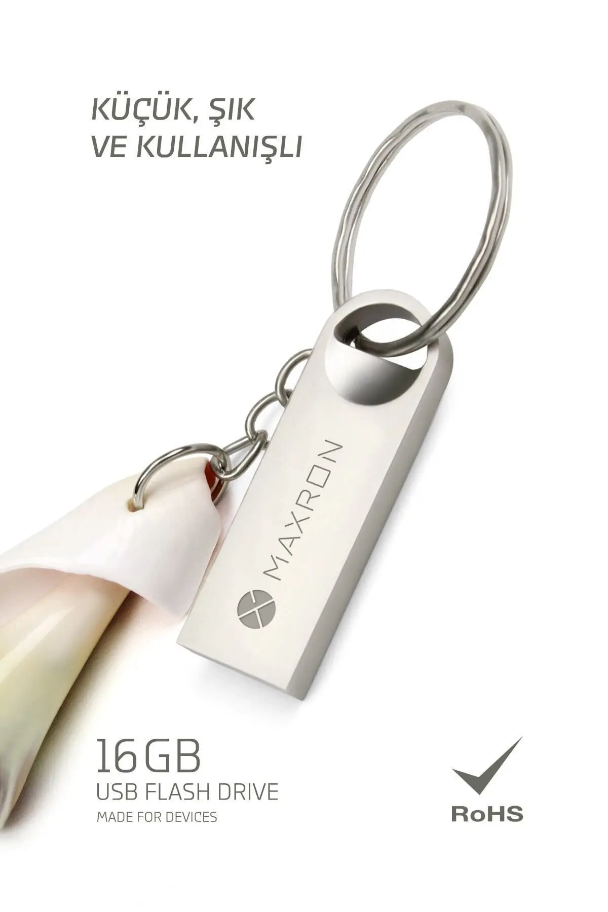 16 GB Flash Bellek Metal Gövde Ömür Boyu Garantili Güvenli Usb Bellek Data Traveler