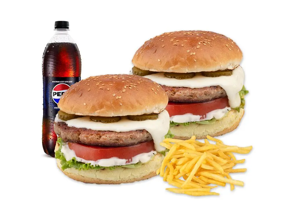 2'li İso Cheeseburger Menü