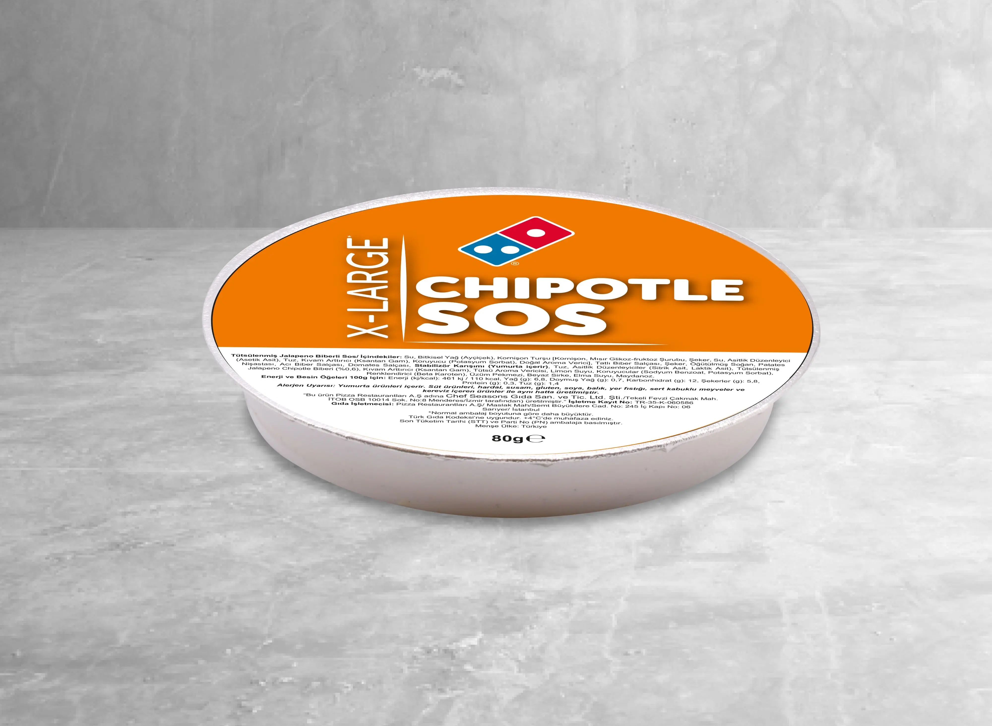 X-Large Chipotle Sos (80 gr.)
