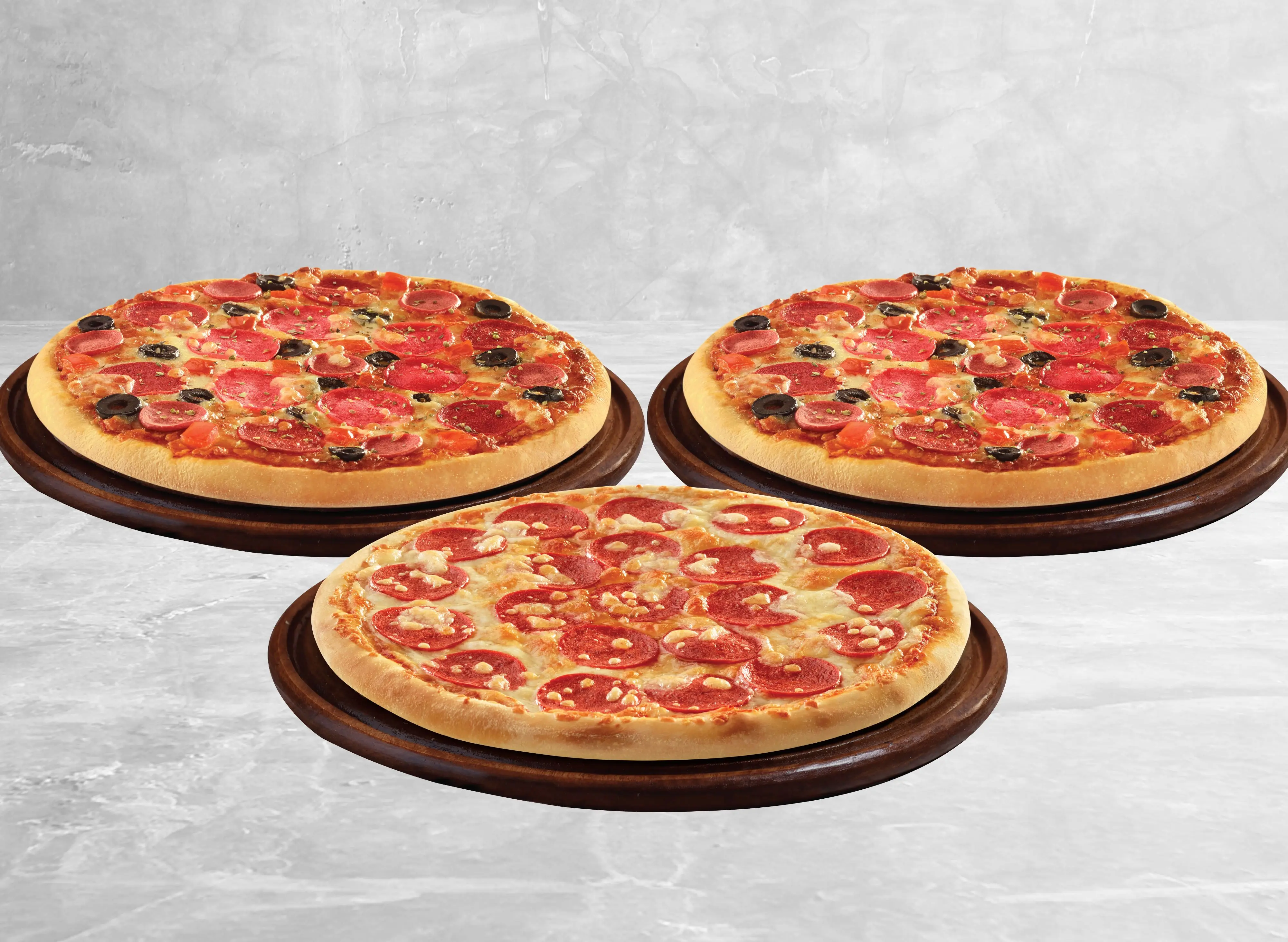 3 Adet Büyük Boy Pizza