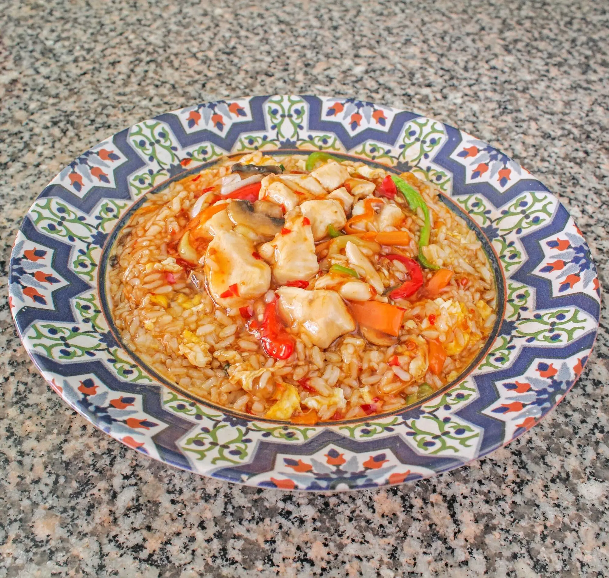 Sweet Chilli Tavuk & Pilav