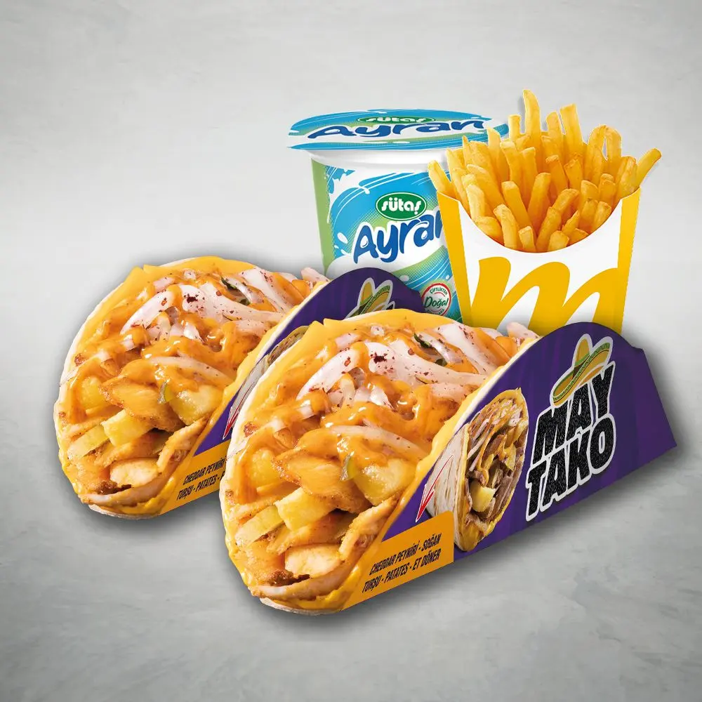 2'li Maytako Menü (Tavuk Dönerden)