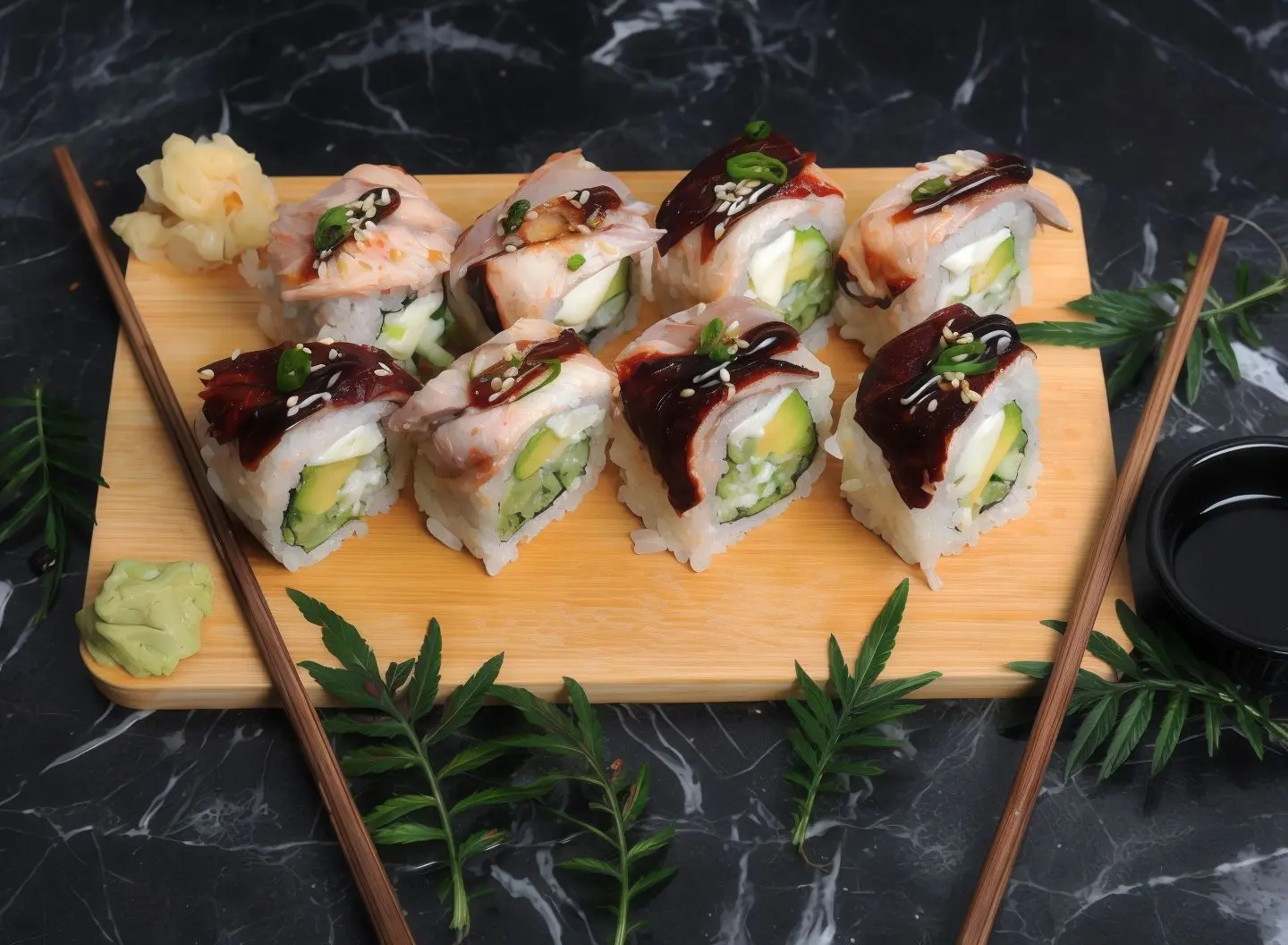 Dragon Roll (8 pcs.)