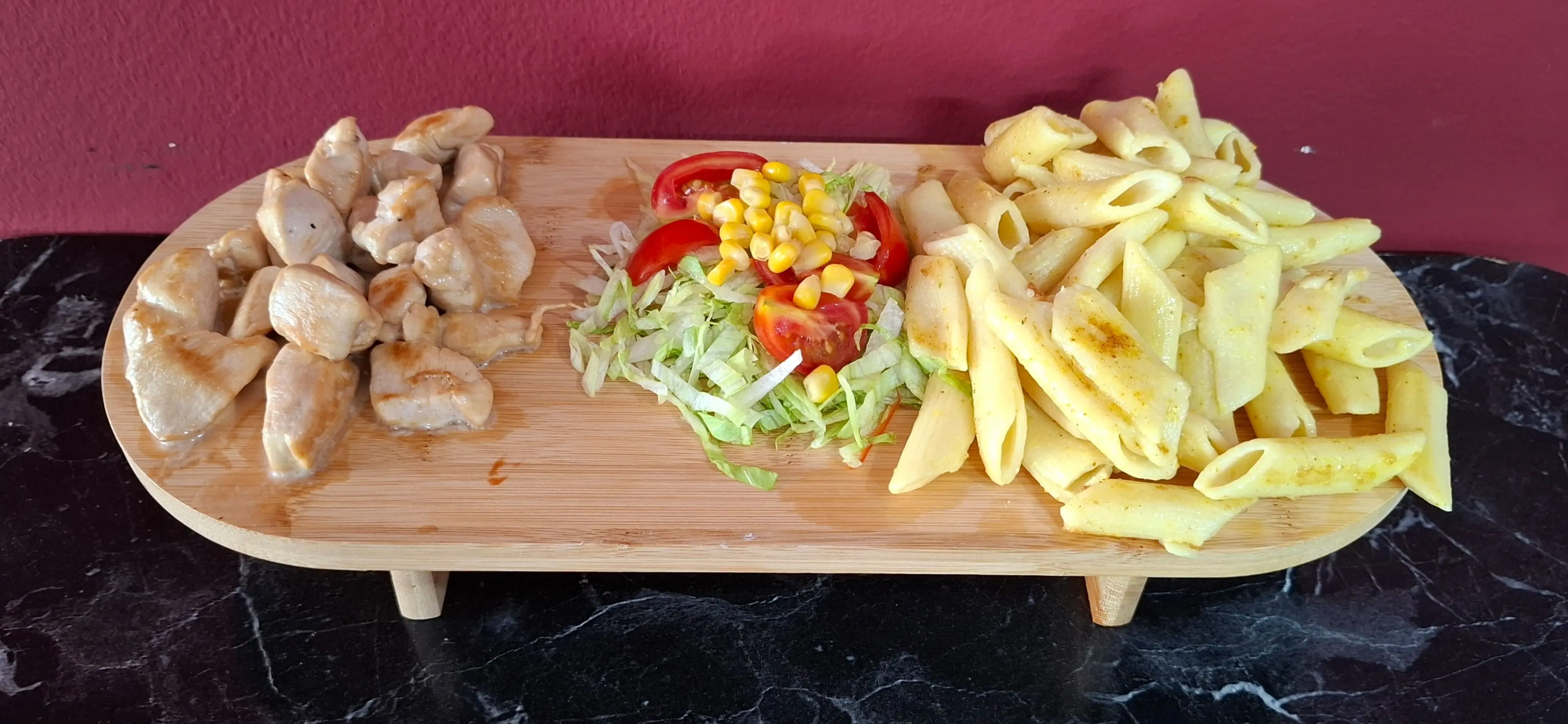 Kremalı Makarna & Kremalı Mantarlı Tavuk