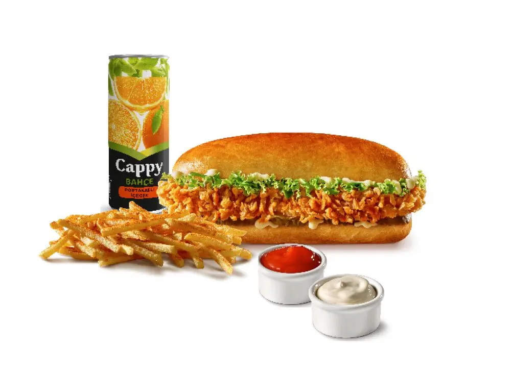 Kid's Cajun Sandviç Menü