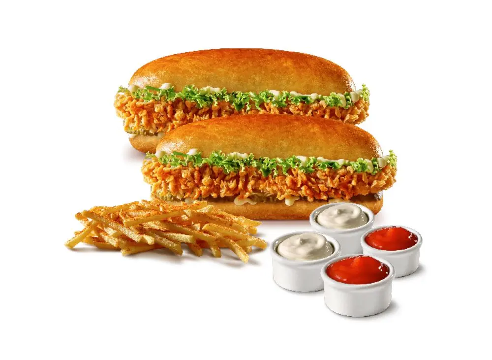 İkili Cajun Sandviç