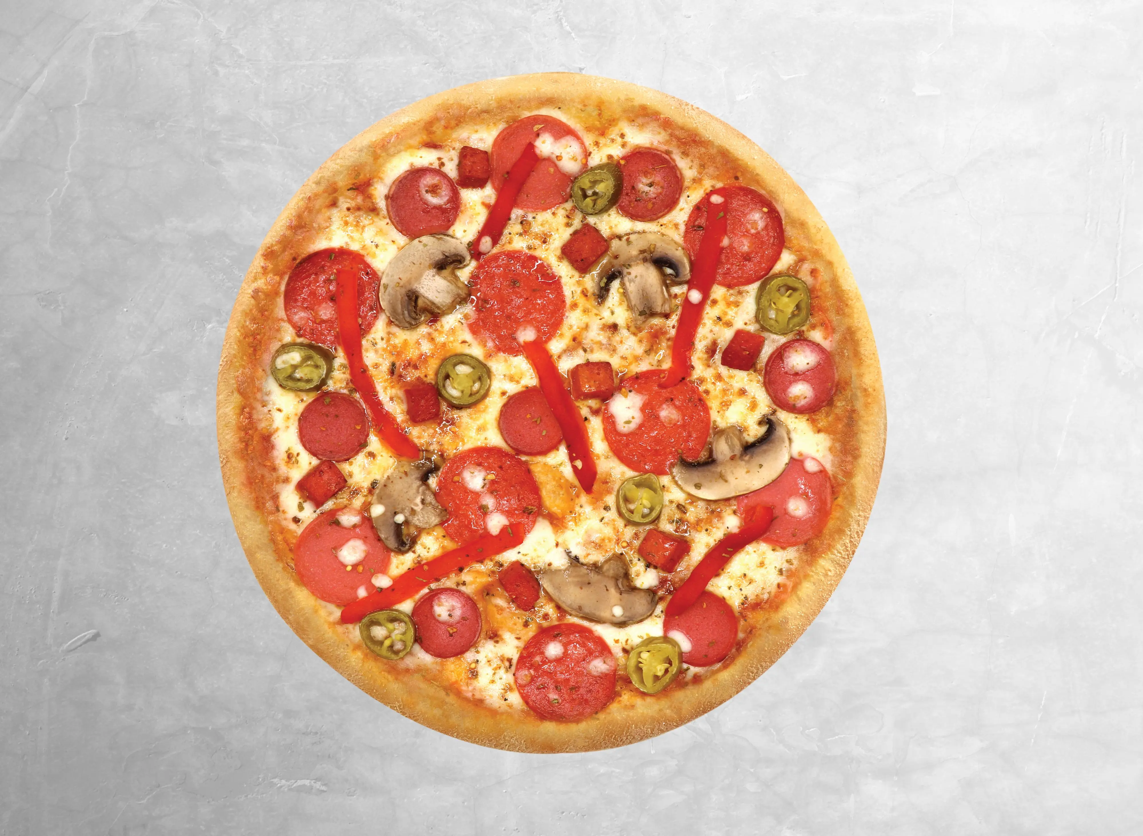 Bol Etli Pizza (Büyük)