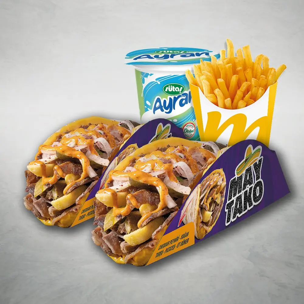 2'li Maytako Menü (Et Dönerden)