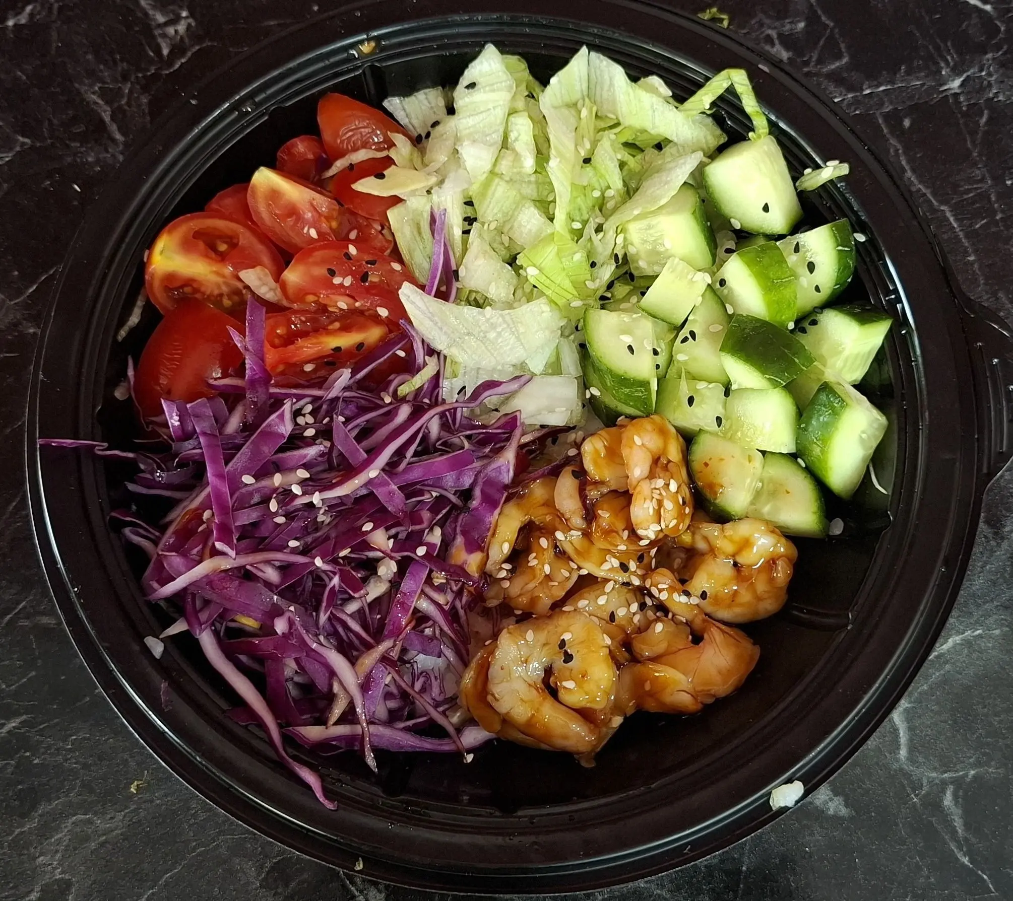 Teriyaki Soslu Karidesli Bowl