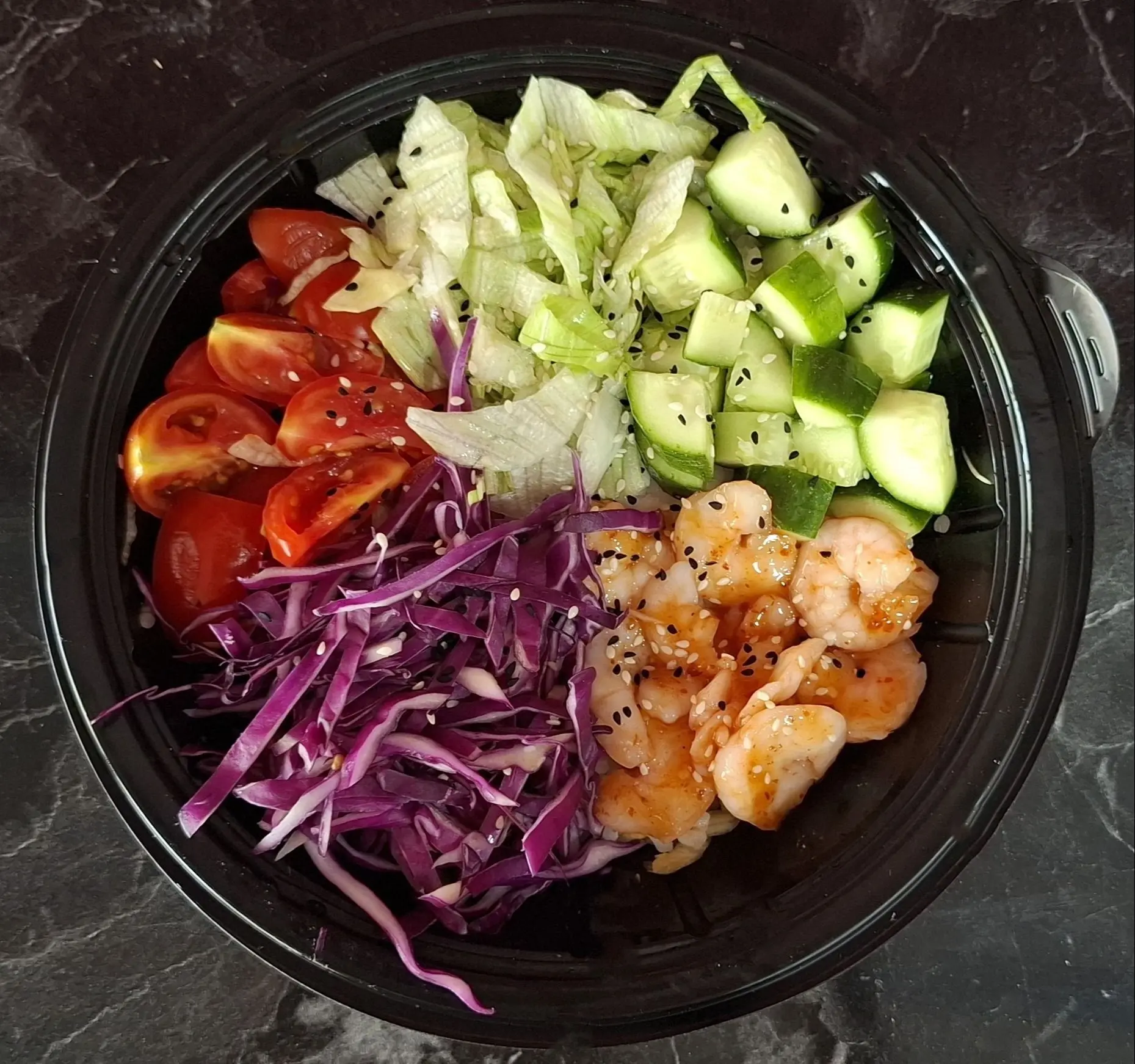 Sweet Chili Soslu Karidesli Bowl