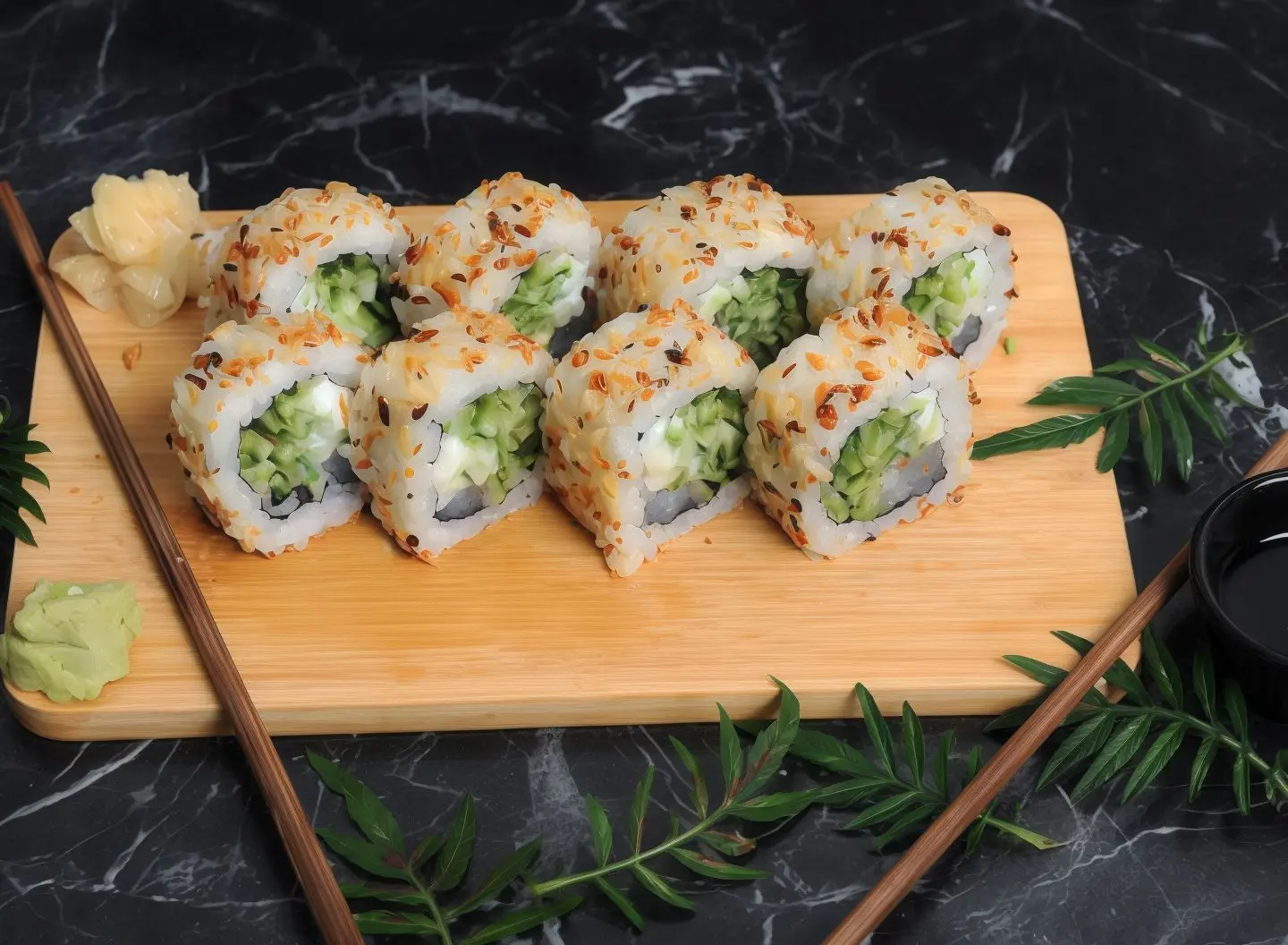 Crunch Sake Roll (8 Pcs.)