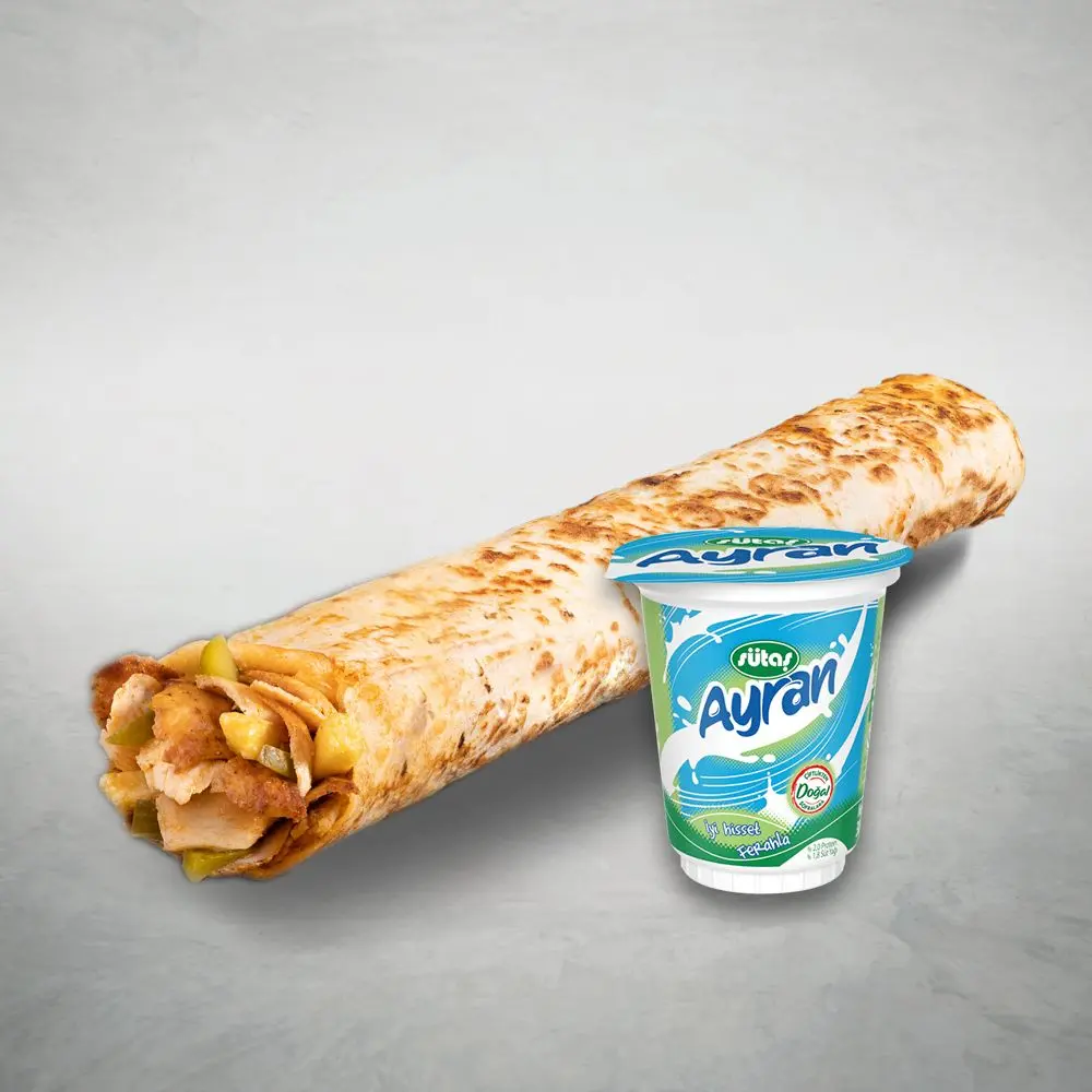 Tavuk Döner Large Dürüm Menü