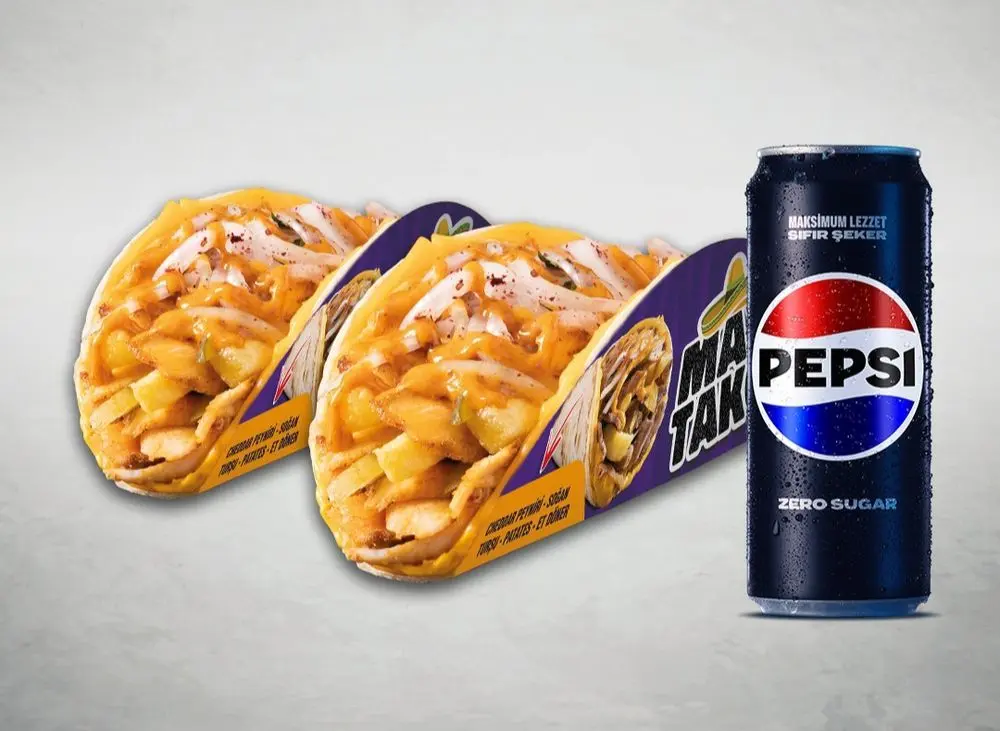 Pepsi 2'li Maytako Menü (Tavuk Dönerden)