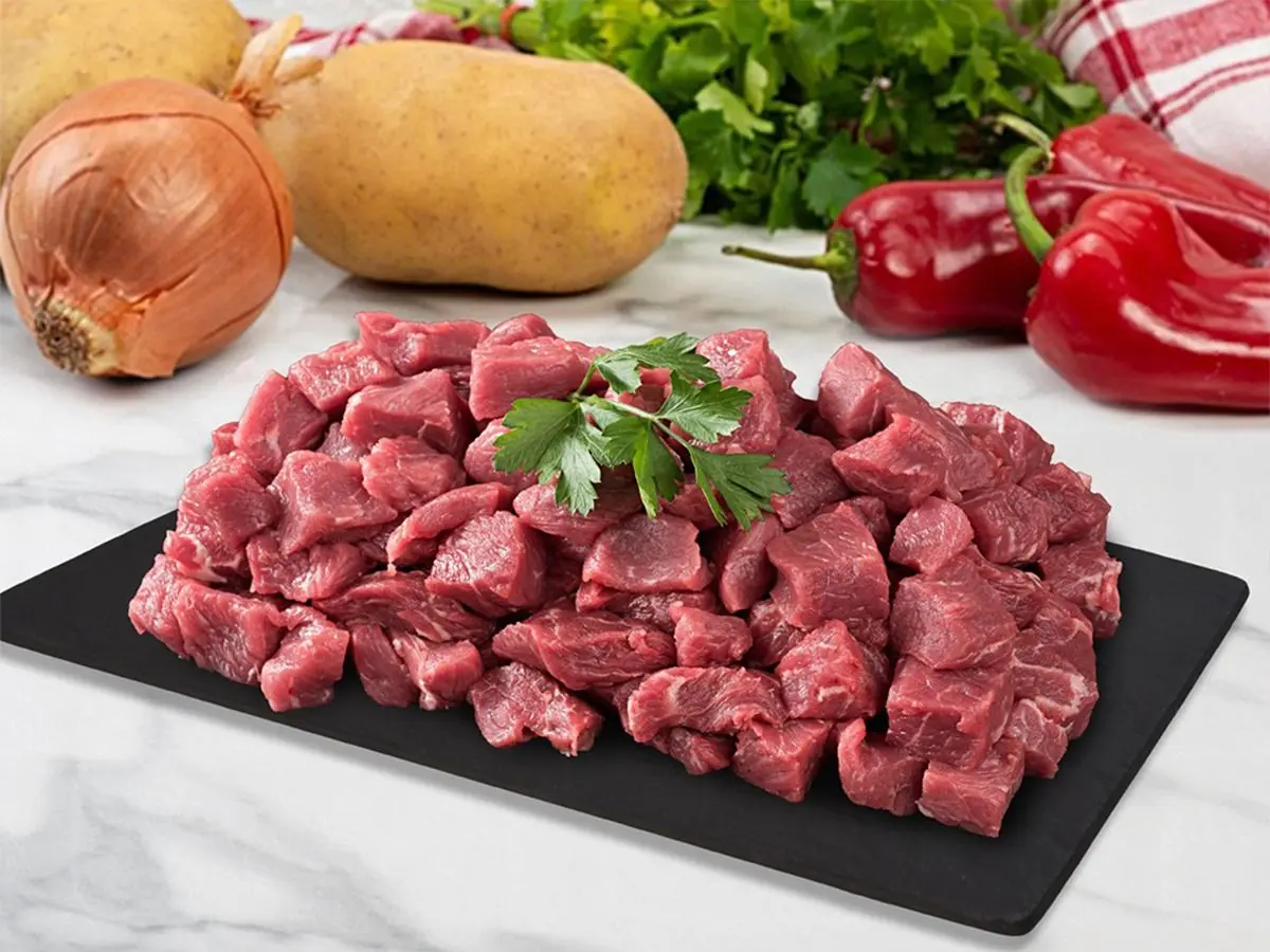 Yağsız Dana Kuşbaşı (1000 gr.) (Çiğ)